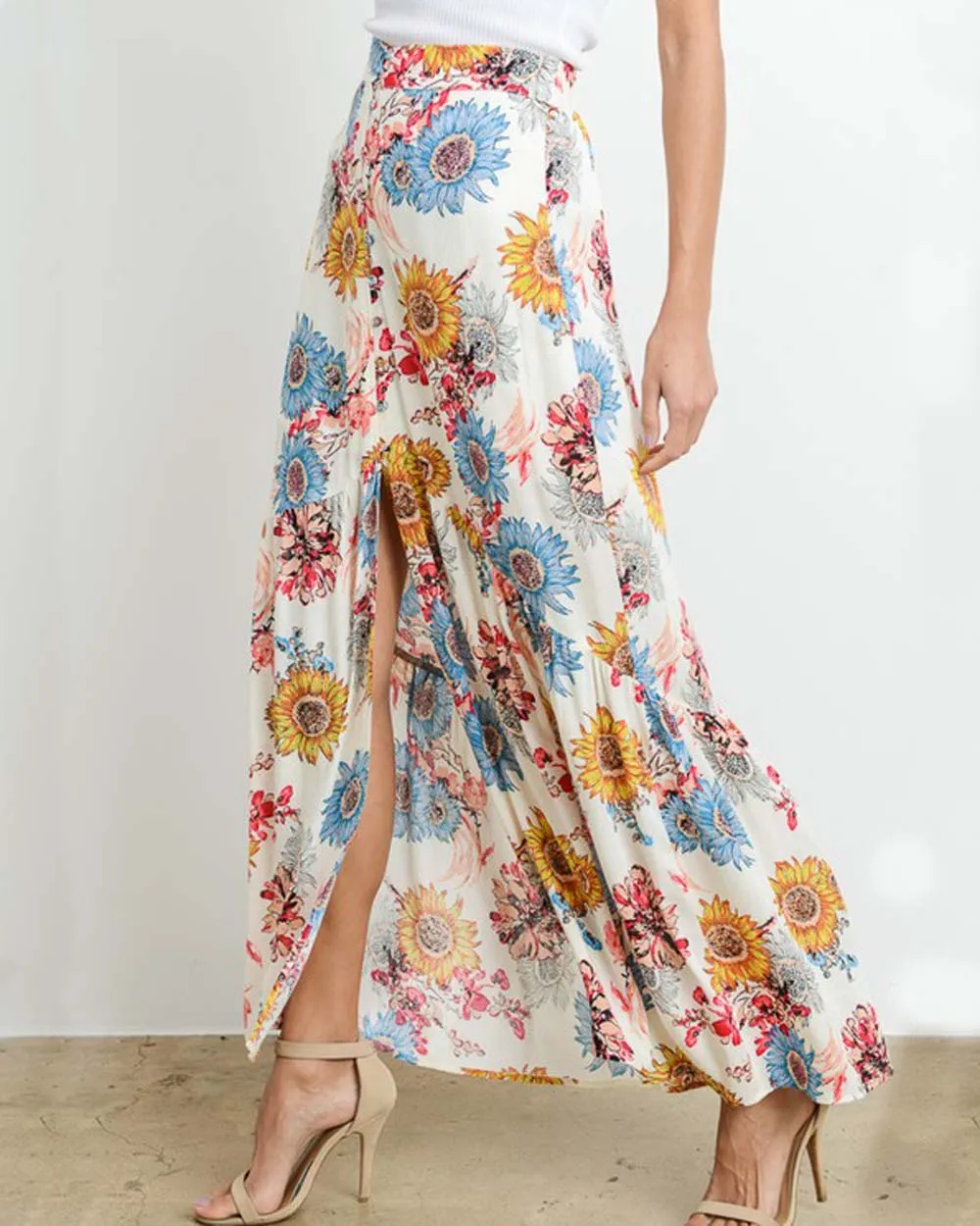 Sunflower Maxi Skirt
