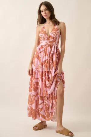 Sunny Halter Maxi Dress