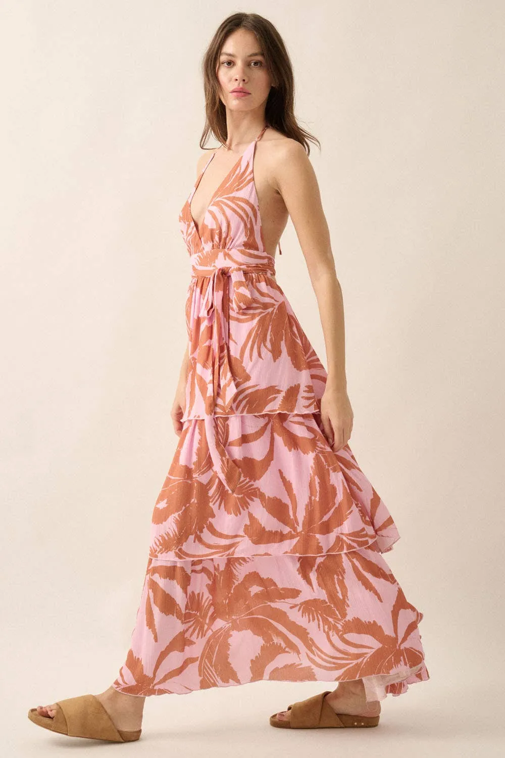 Sunny Halter Maxi Dress