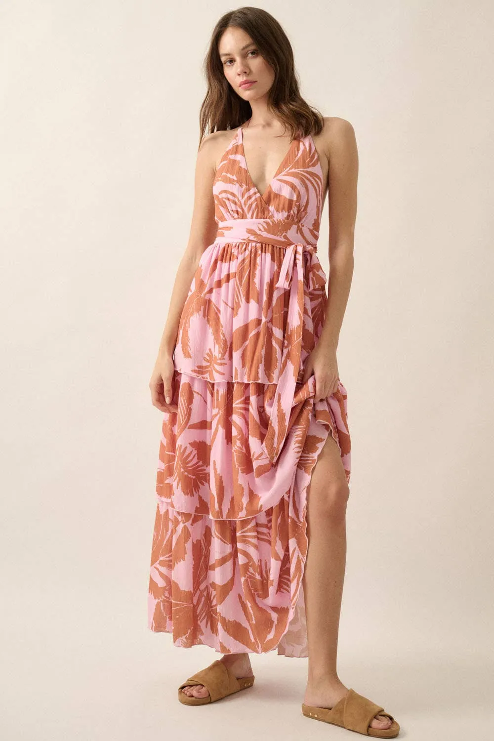 Sunny Halter Maxi Dress