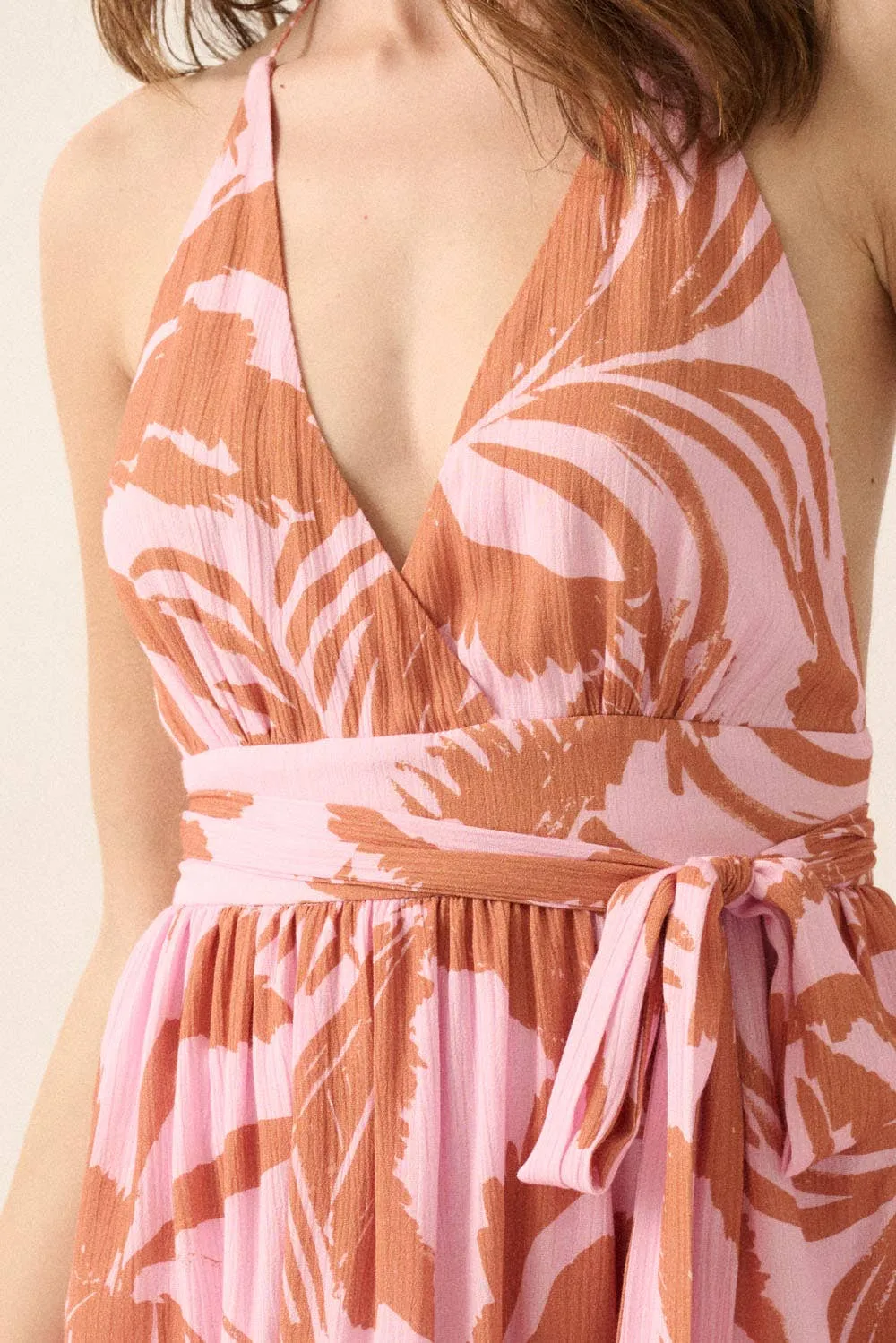 Sunny Halter Maxi Dress