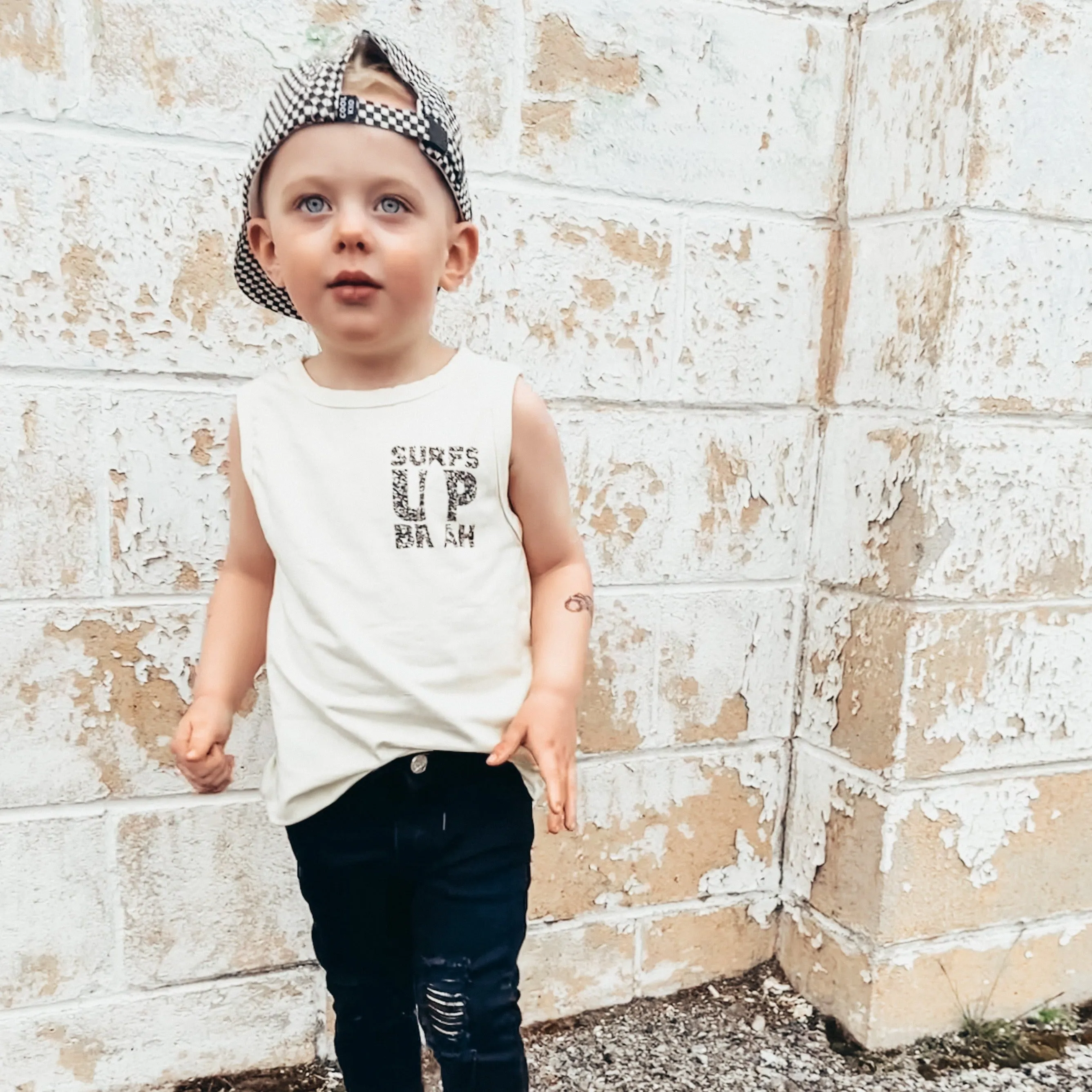 Surfs Up Brah Muscle Tank