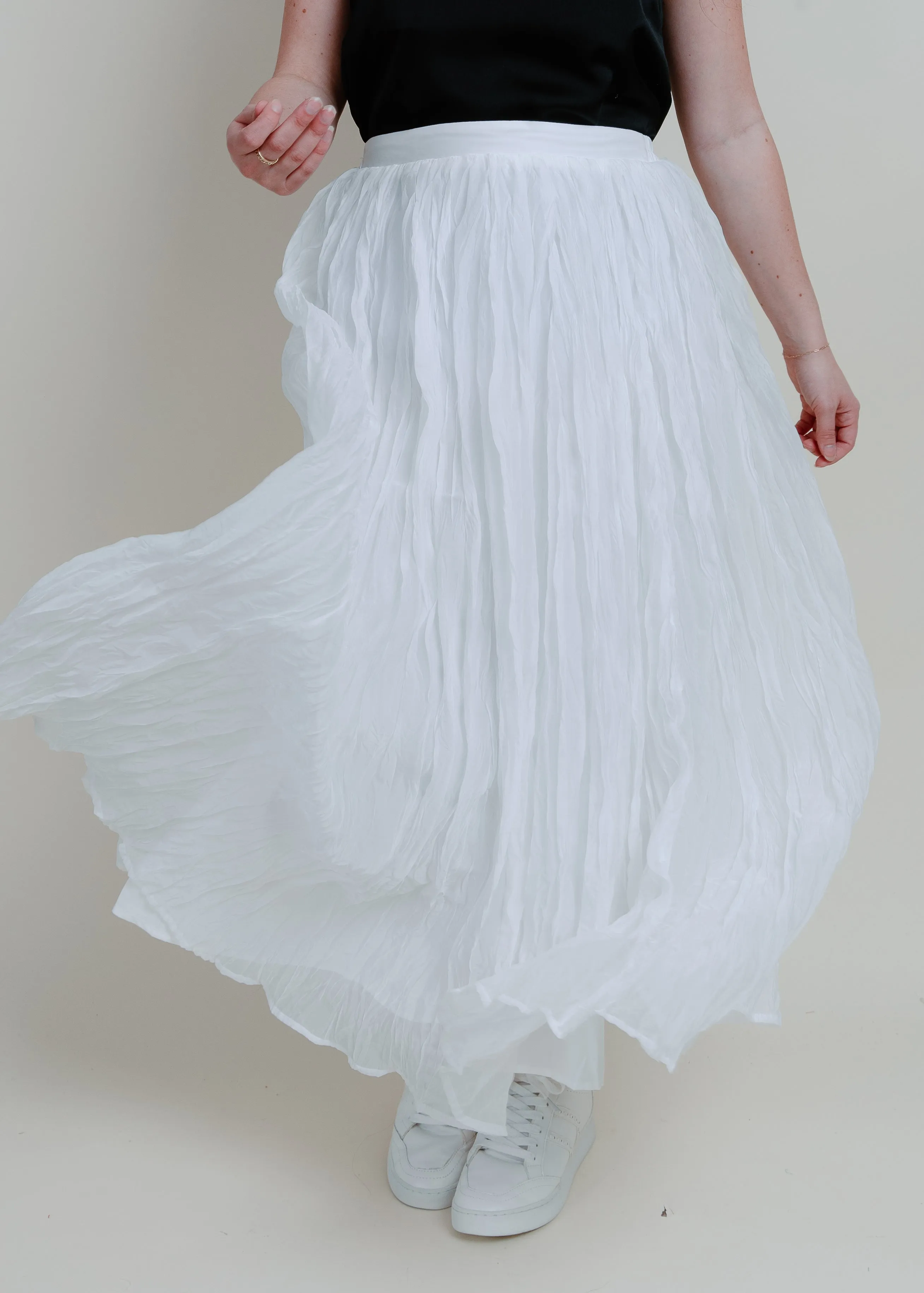 Sweet On You Maxi Skirt - White