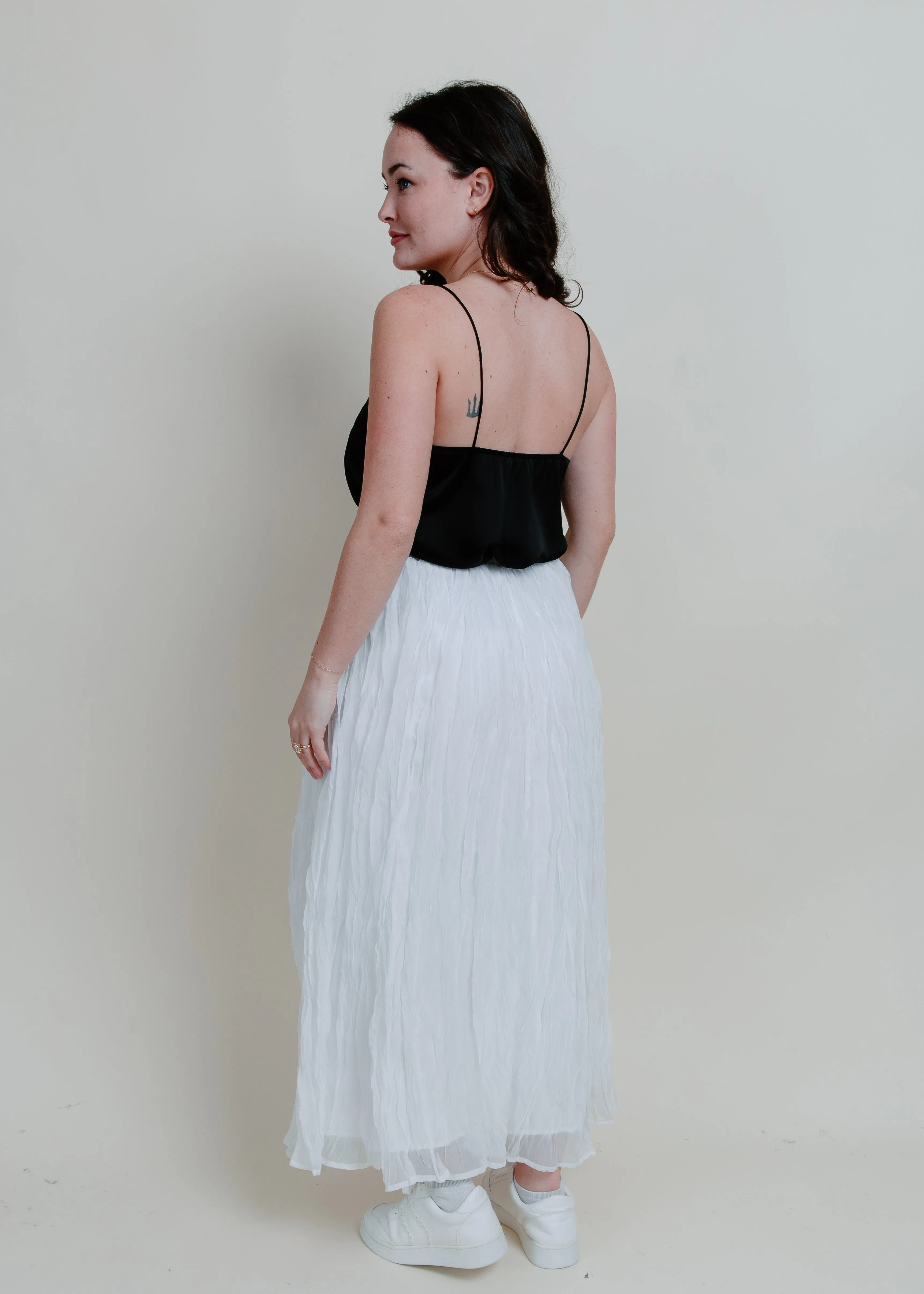Sweet On You Maxi Skirt - White