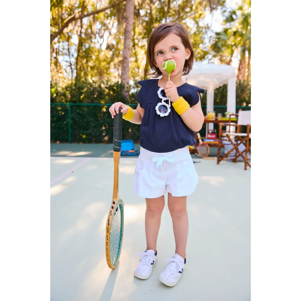 Tatiana Pima Blouse -- Navy