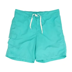Teal Solid Board Shorts