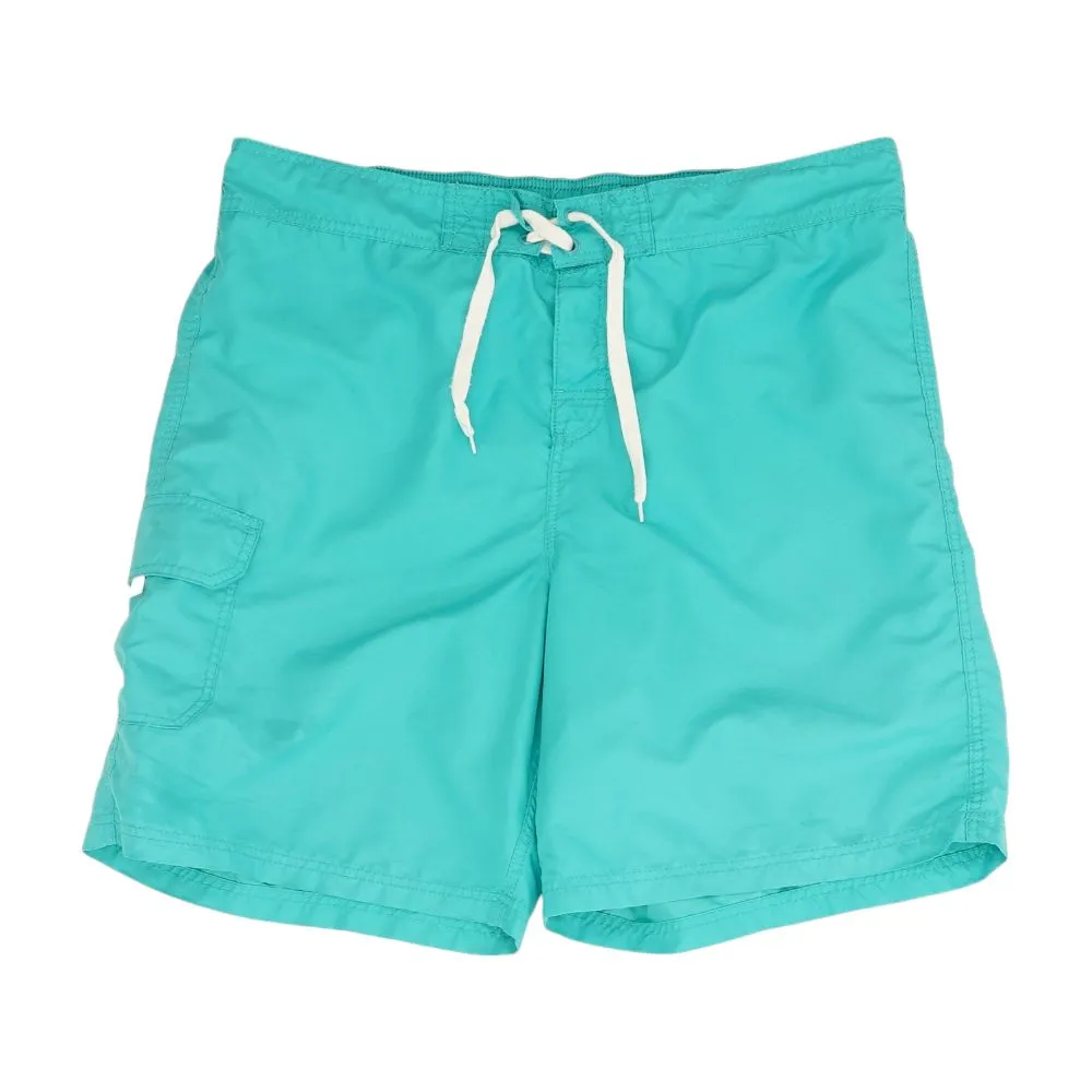 Teal Solid Board Shorts