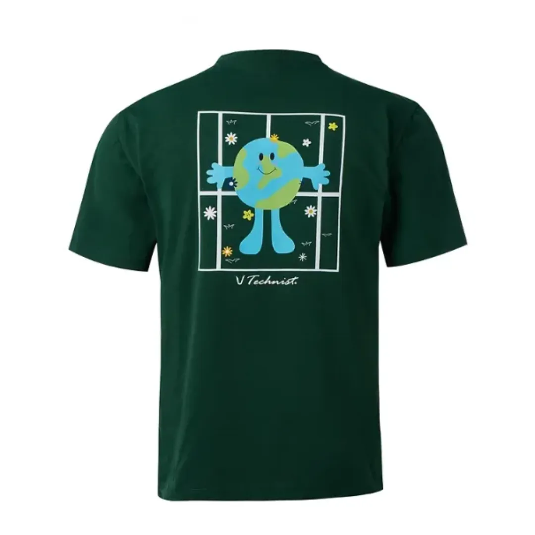 Technist 23TT-82A81 Unisex Overfit Tshirt [Green]