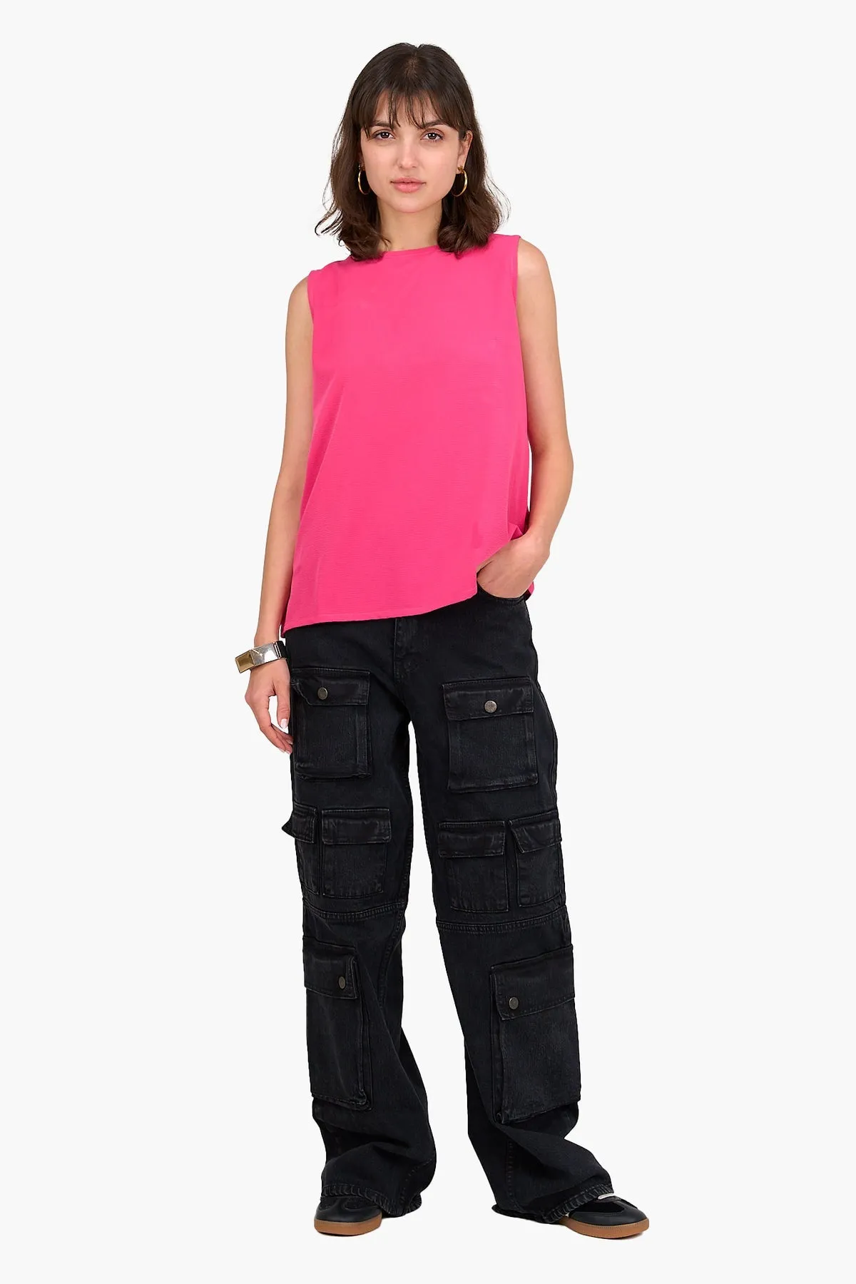Tencel Sleeveless Blouse
