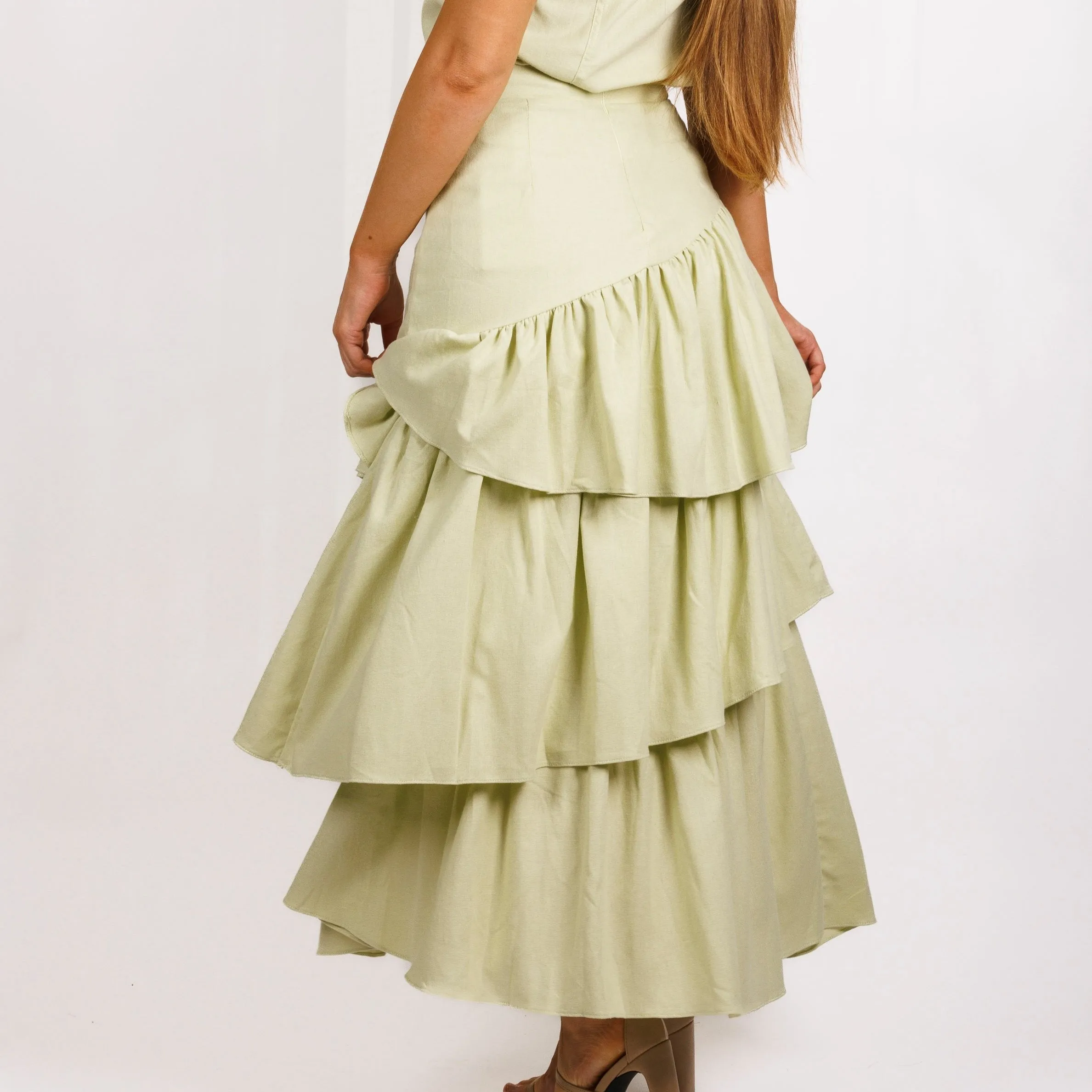 Teneriffe Sleeveless Shirt - Pistachio