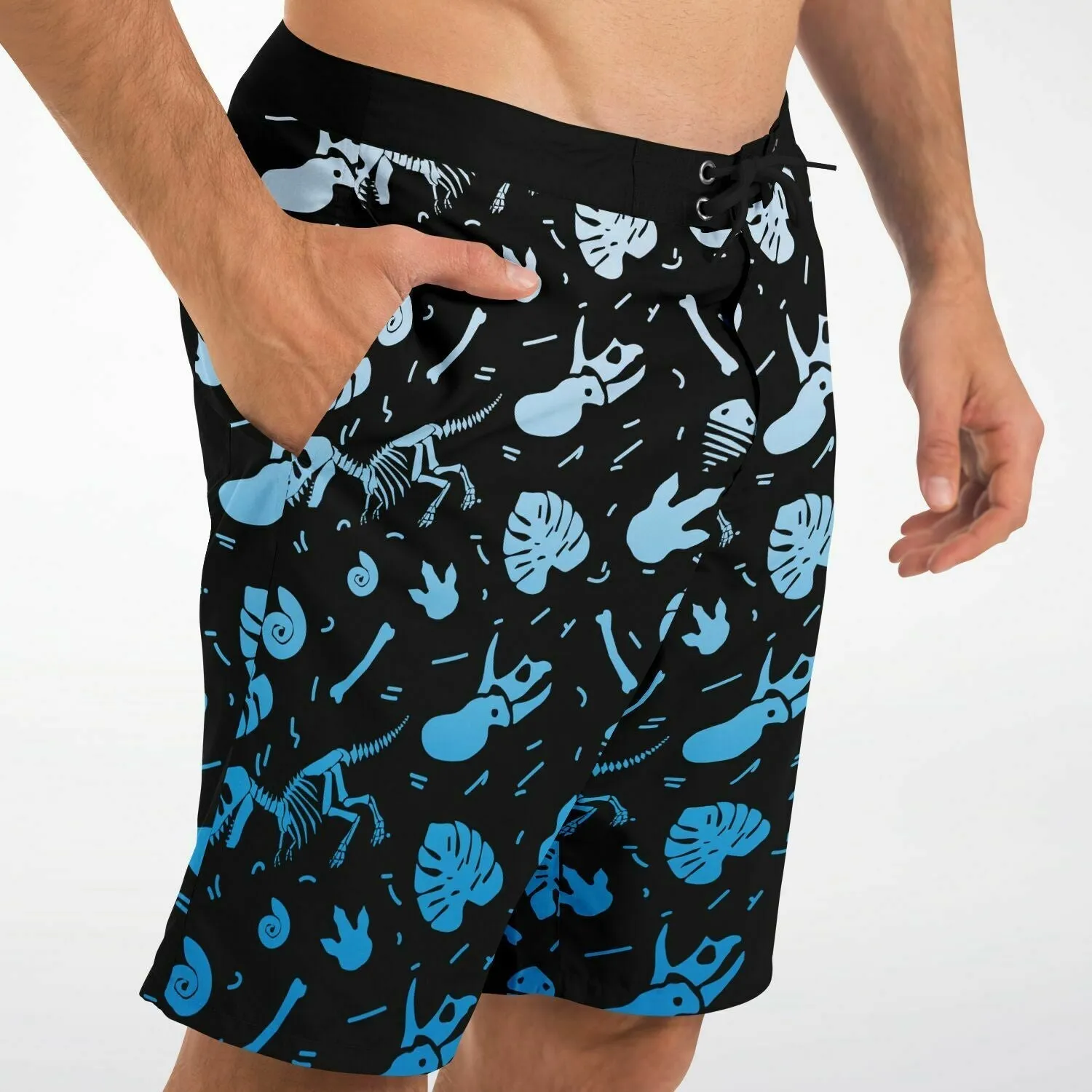 THE DINOSAUR FOSSIL BOARD SHORTS - FREE SHIPPING