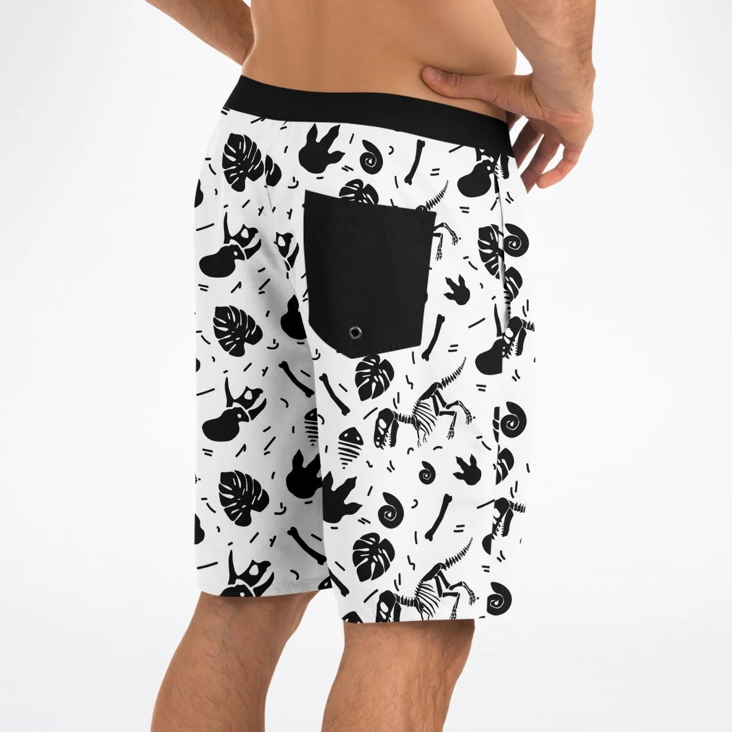 THE DINOSAUR FOSSIL BOARD SHORTS - FREE SHIPPING