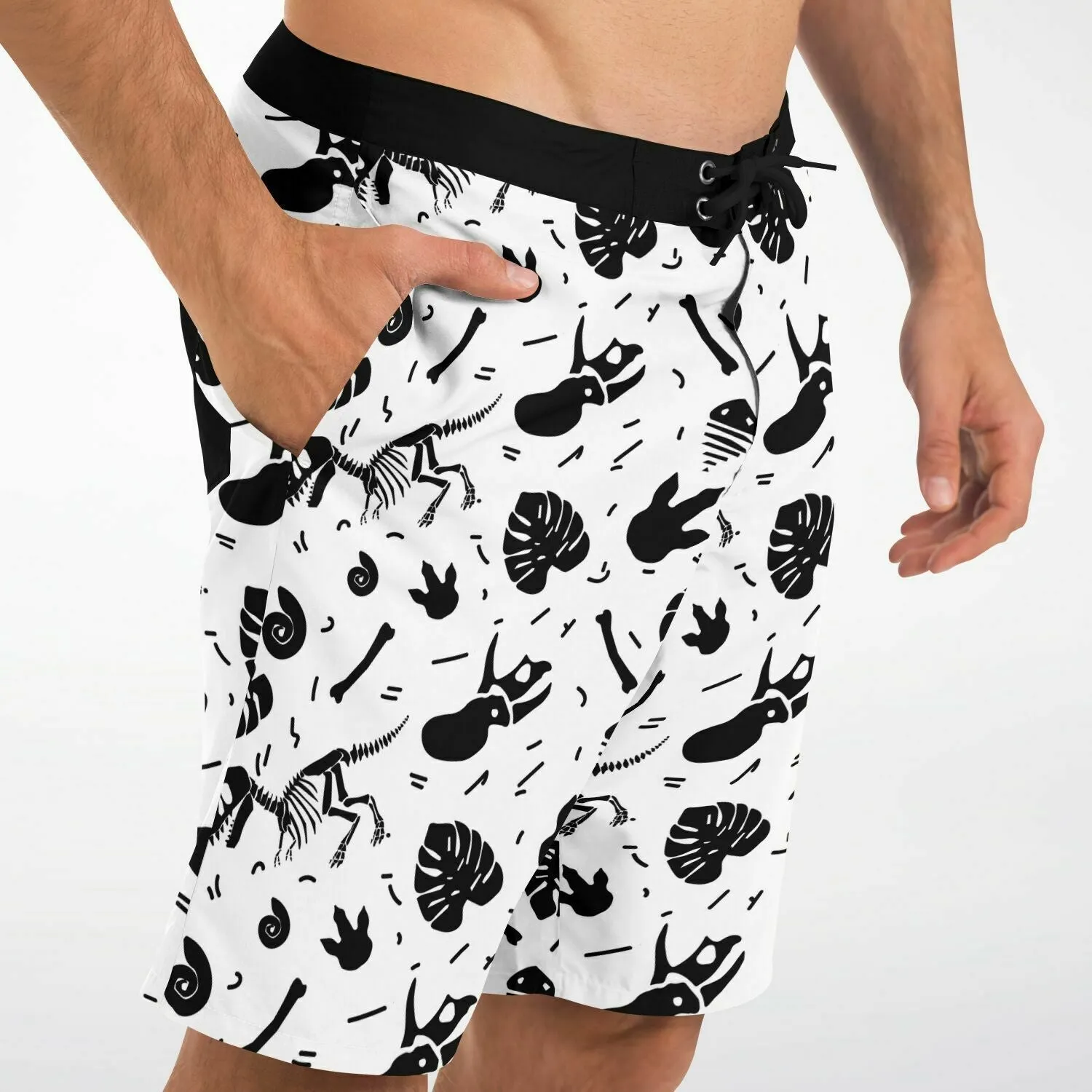 THE DINOSAUR FOSSIL BOARD SHORTS - FREE SHIPPING