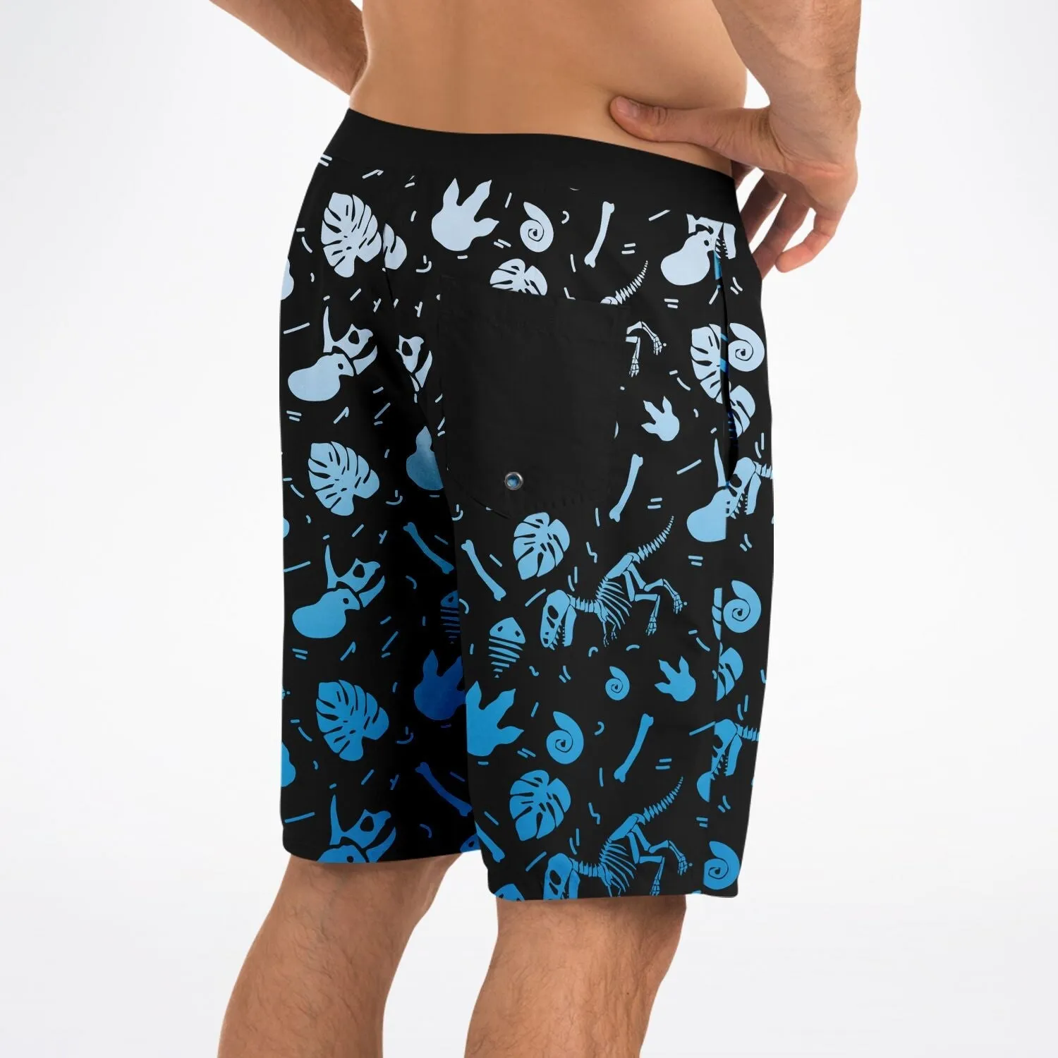 THE DINOSAUR FOSSIL BOARD SHORTS - FREE SHIPPING