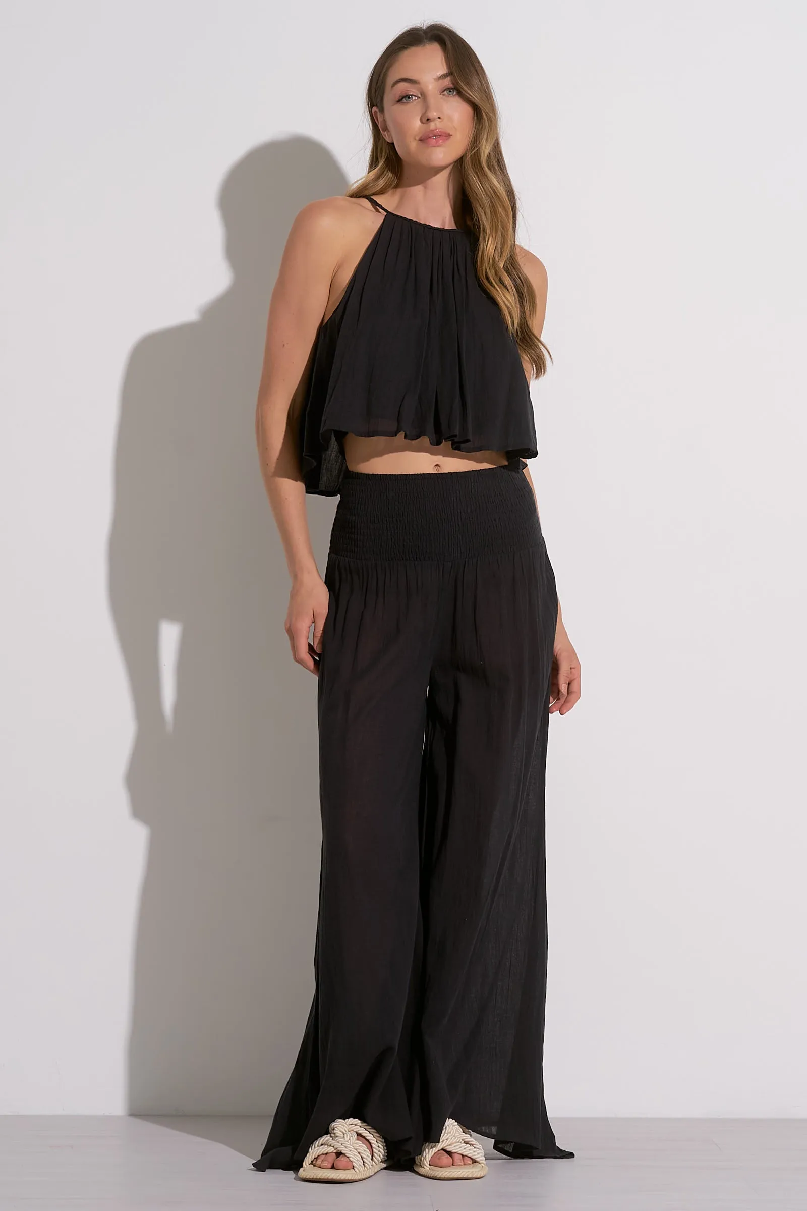 The Kendra Sleeveless Cropped Blouse