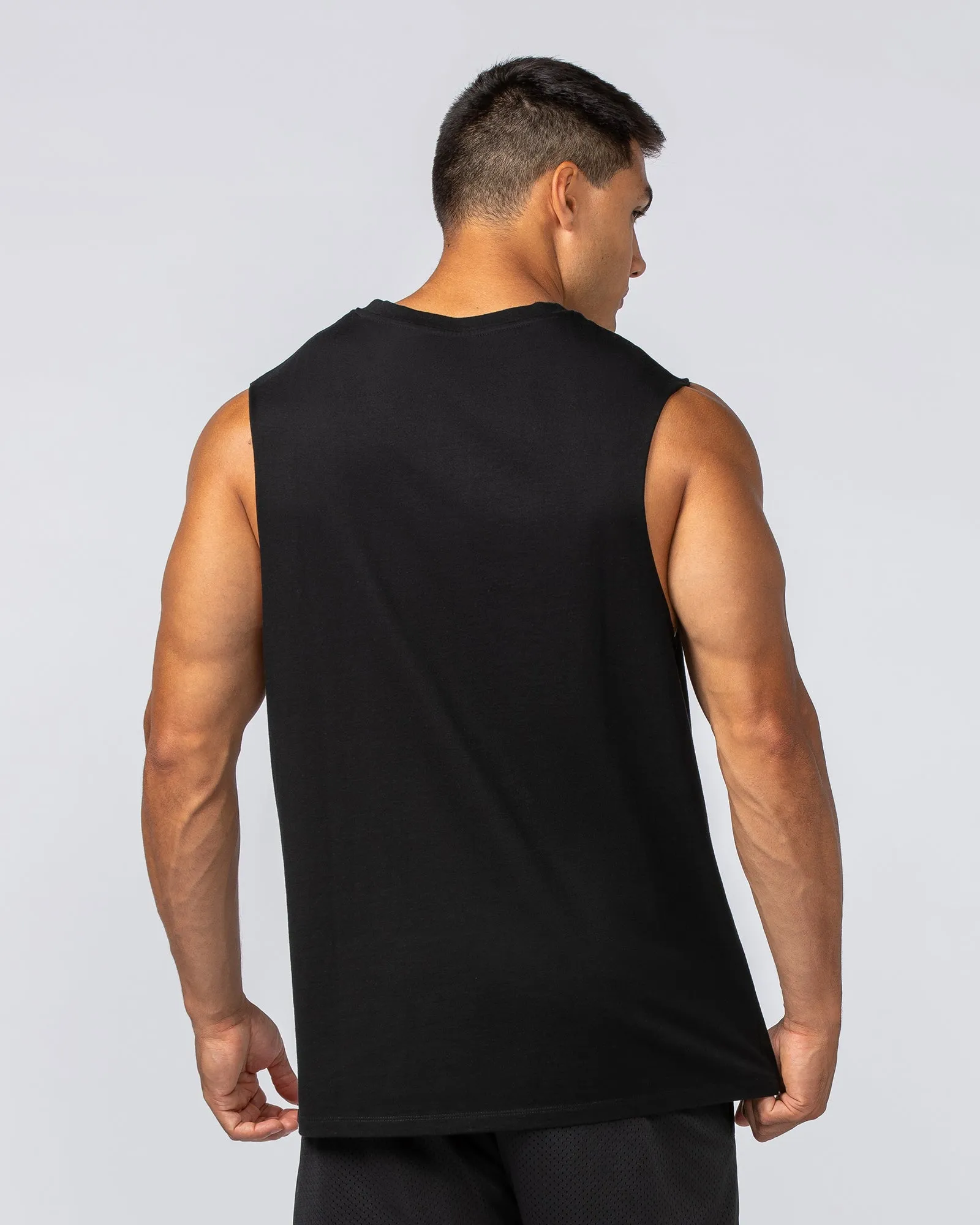 Throwback Training Tank - Black
