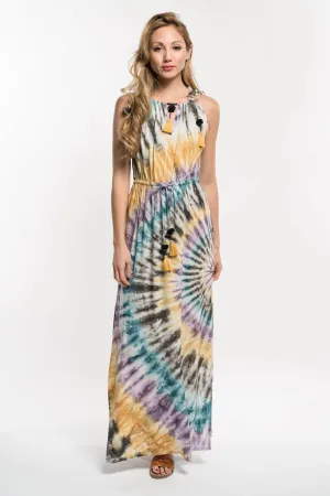 Tie-Dye Festival Maxi Dress