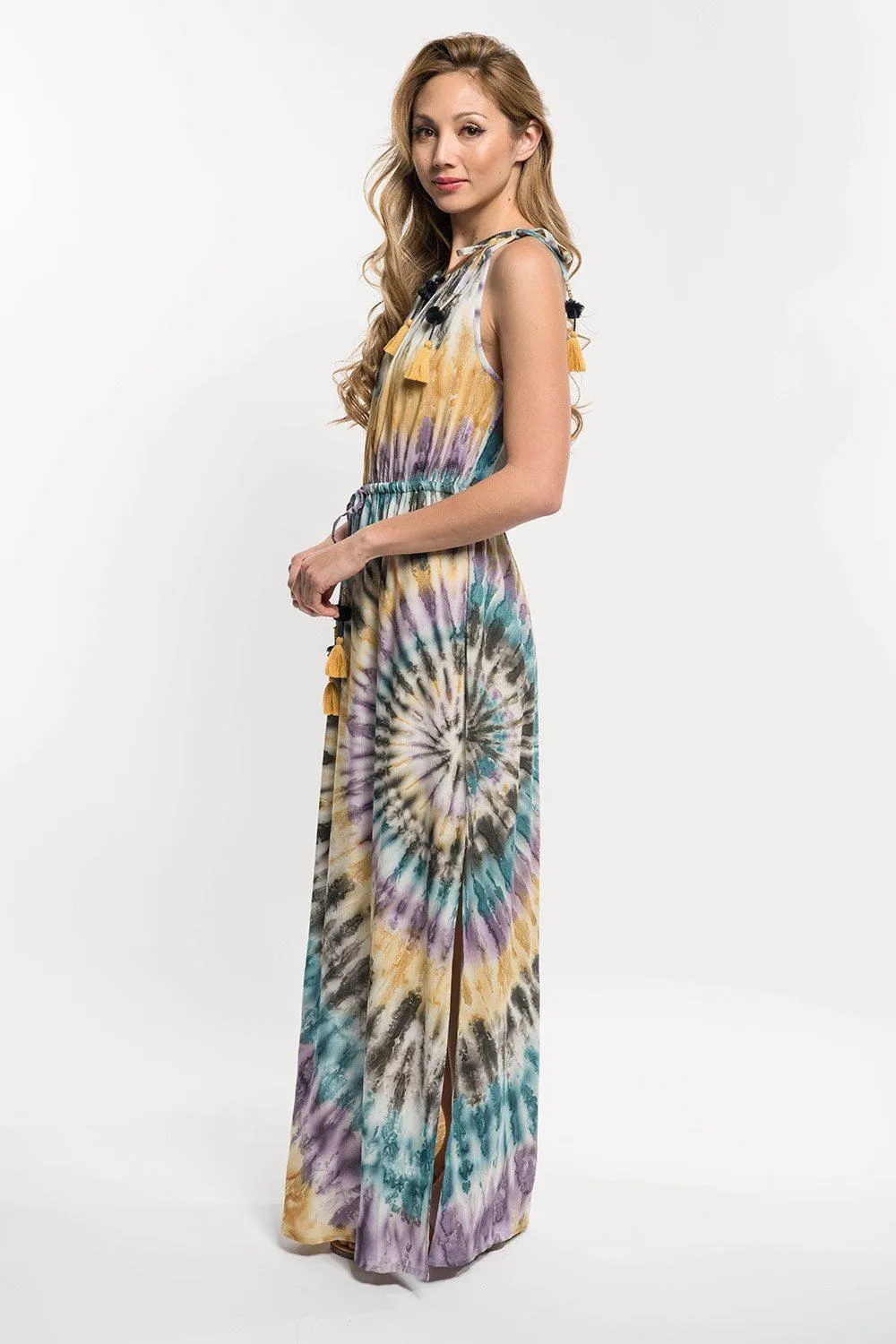 Tie-Dye Festival Maxi Dress