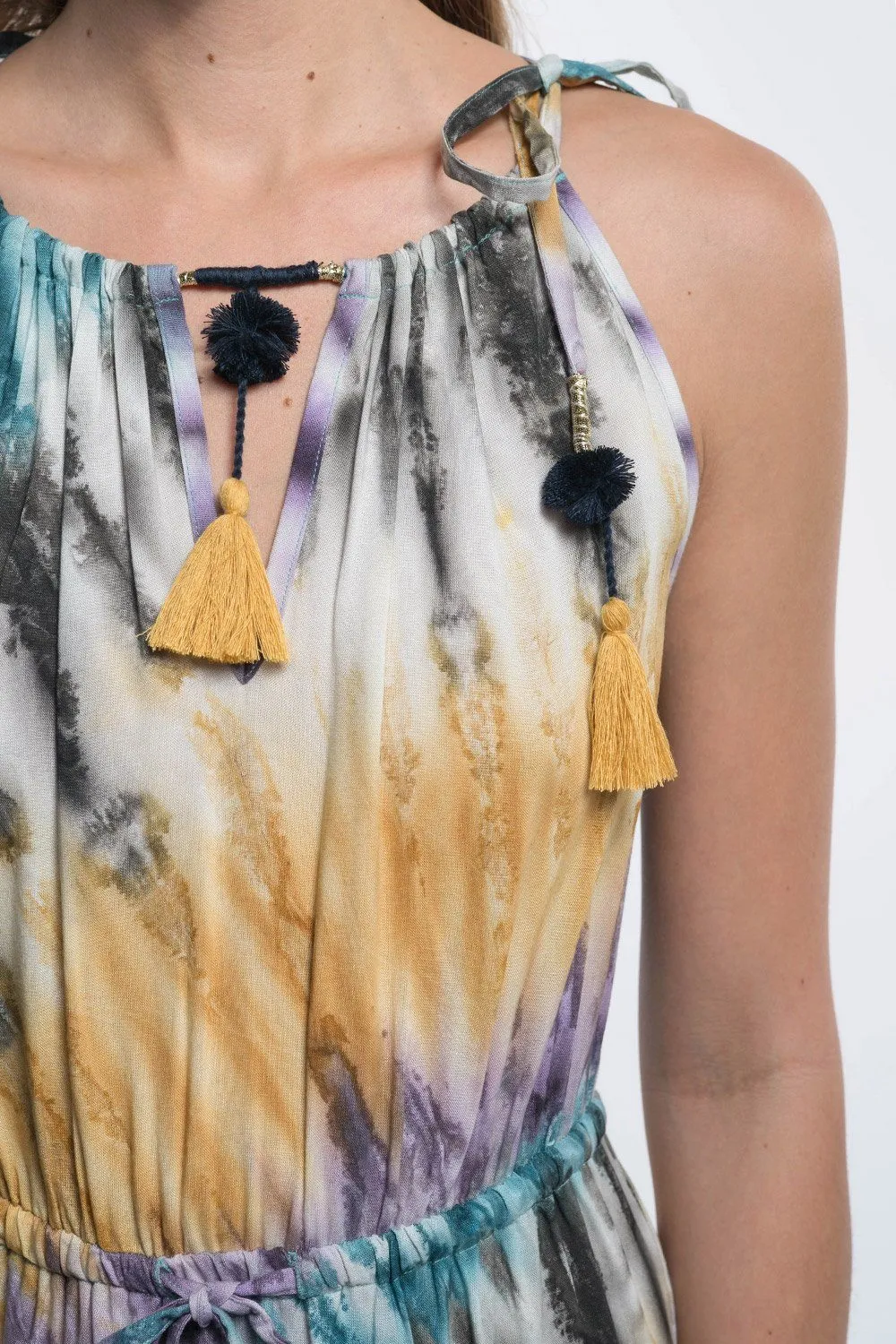 Tie-Dye Festival Maxi Dress