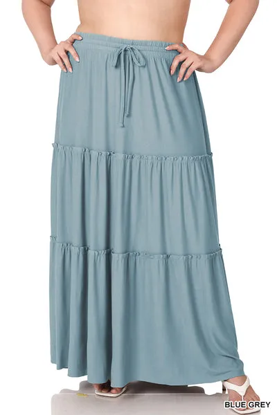 Tiered Maxi Skirt