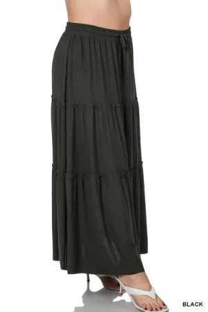 Tiered Maxi Skirt