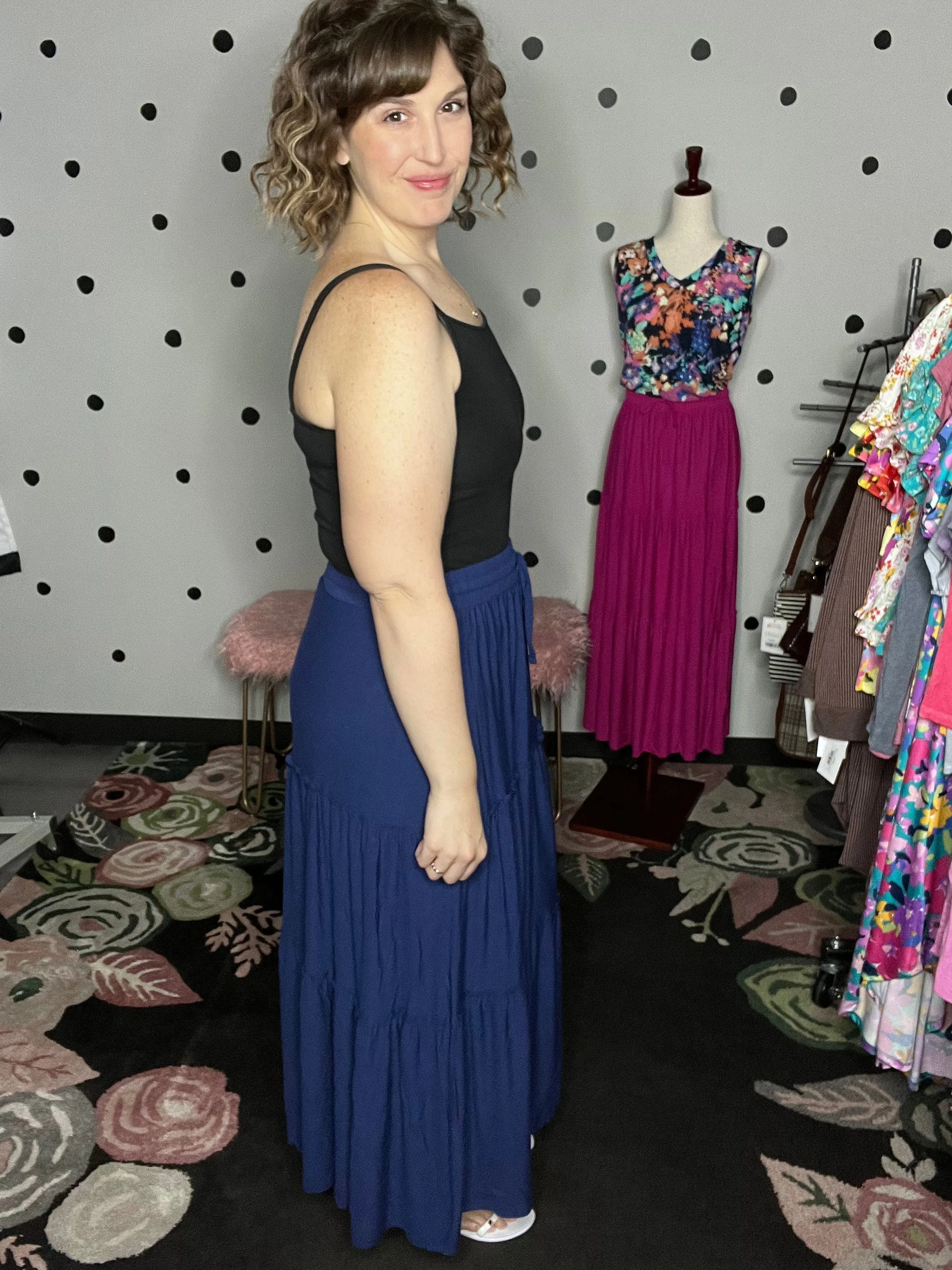 Tiered Maxi Skirt