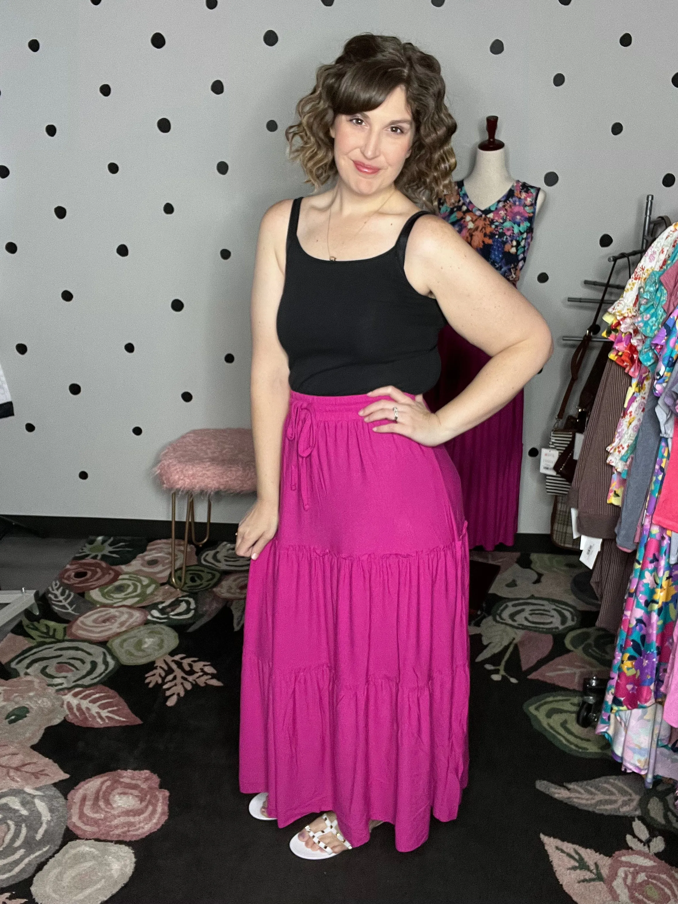 Tiered Maxi Skirt