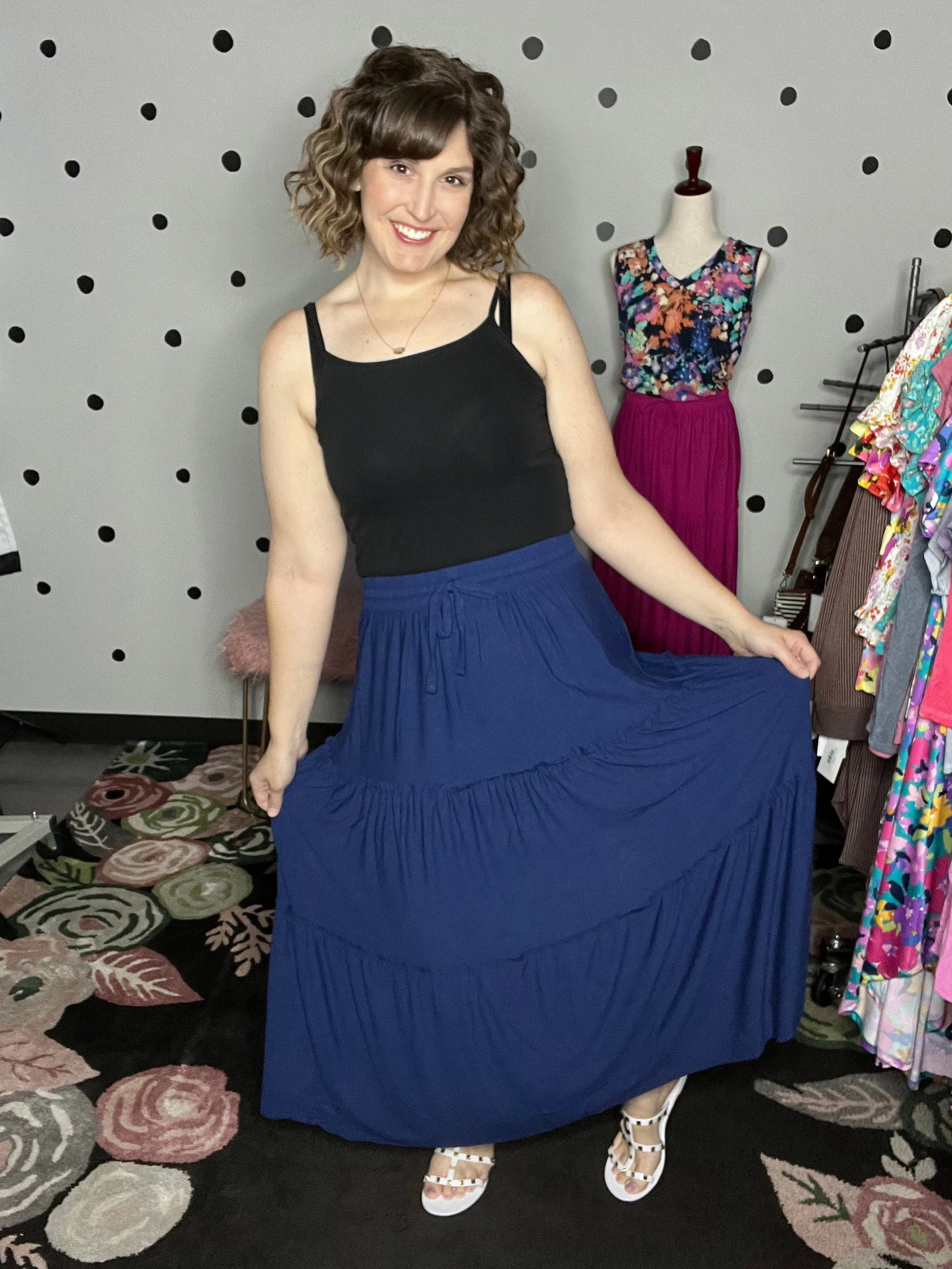 Tiered Maxi Skirt
