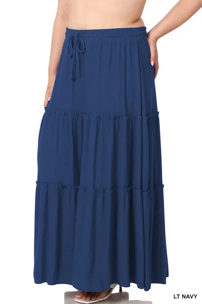 Tiered Maxi Skirt