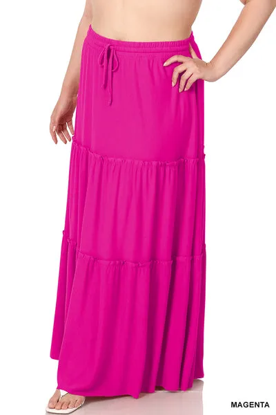 Tiered Maxi Skirt
