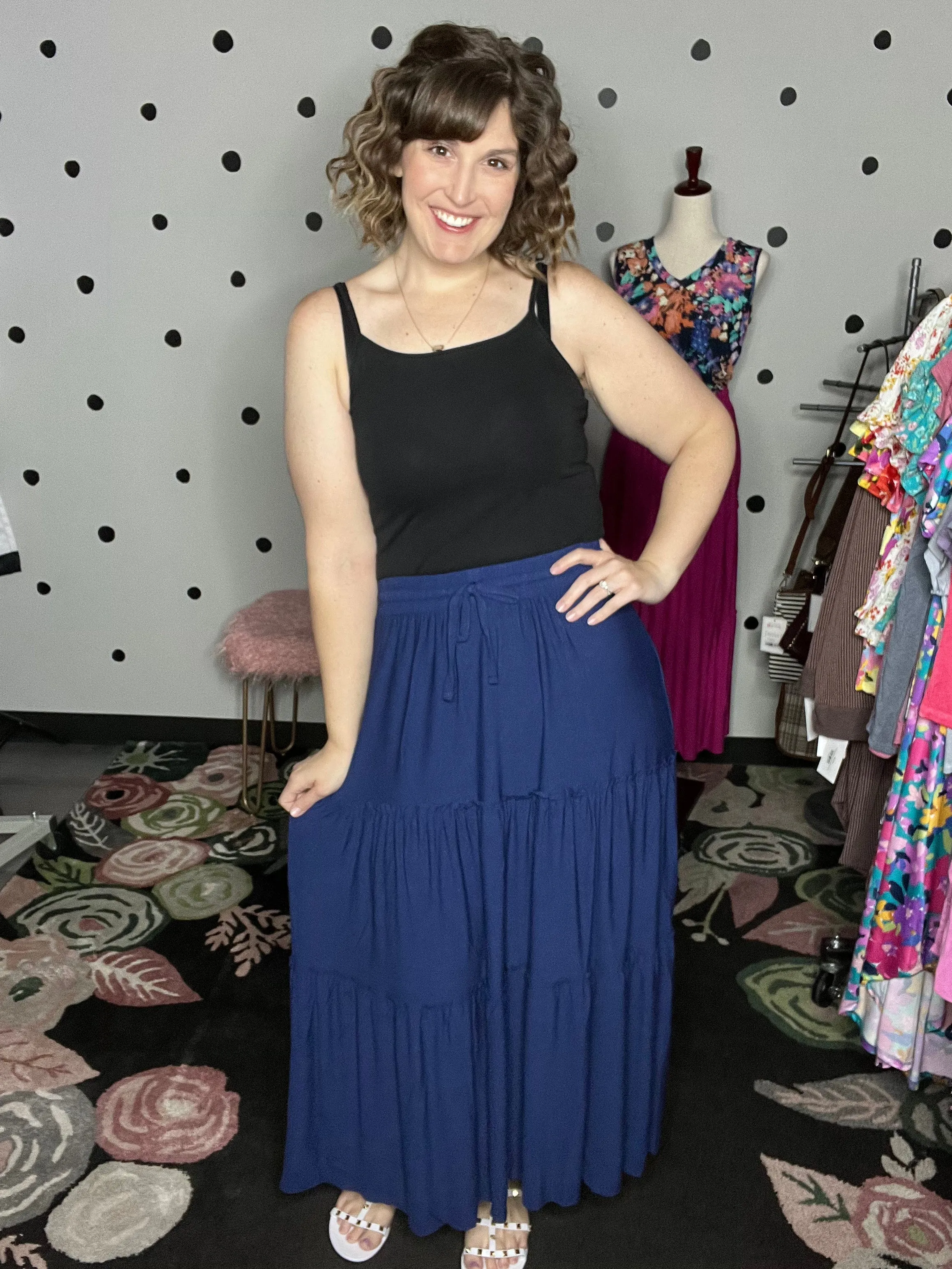 Tiered Maxi Skirt