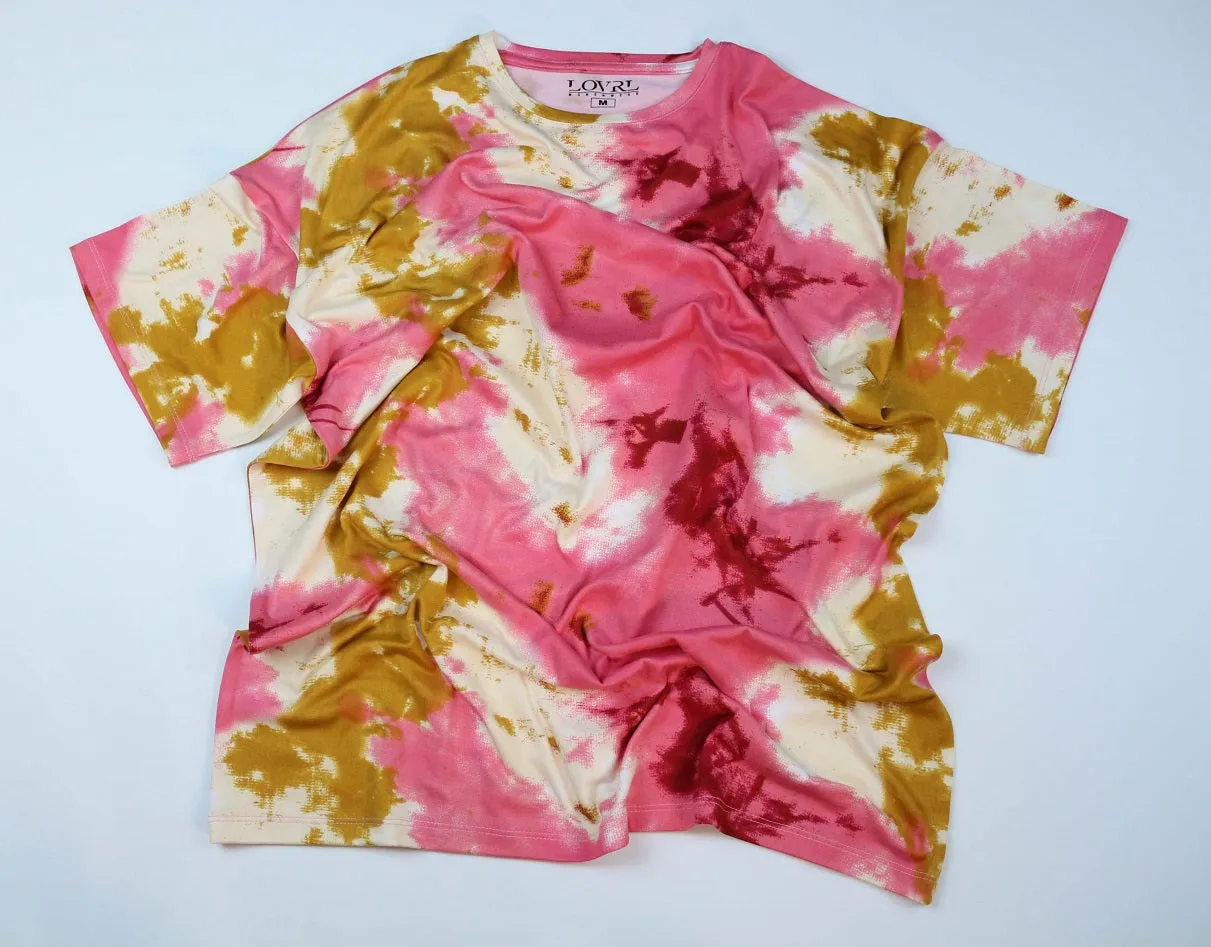 Tiered T-shirt Dress Pyjama (Colorful Pattern) PN:50035 Lovrl