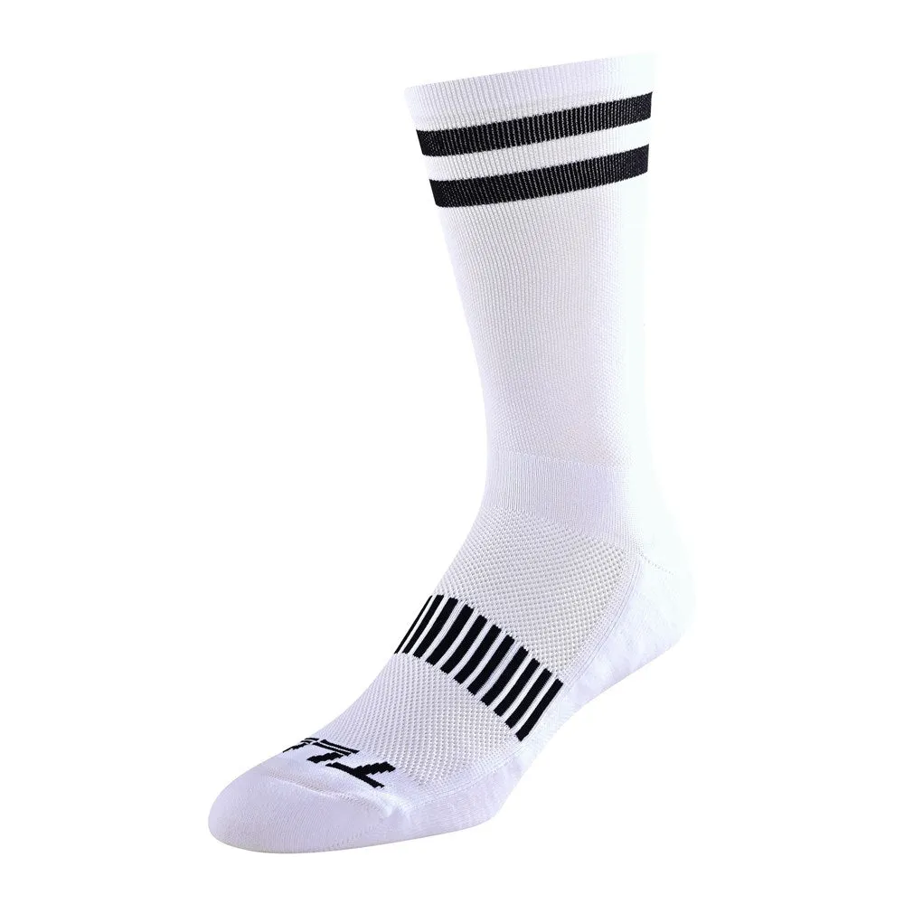 TLD PERFORMANCE CREW SOCK SPEED WHITE