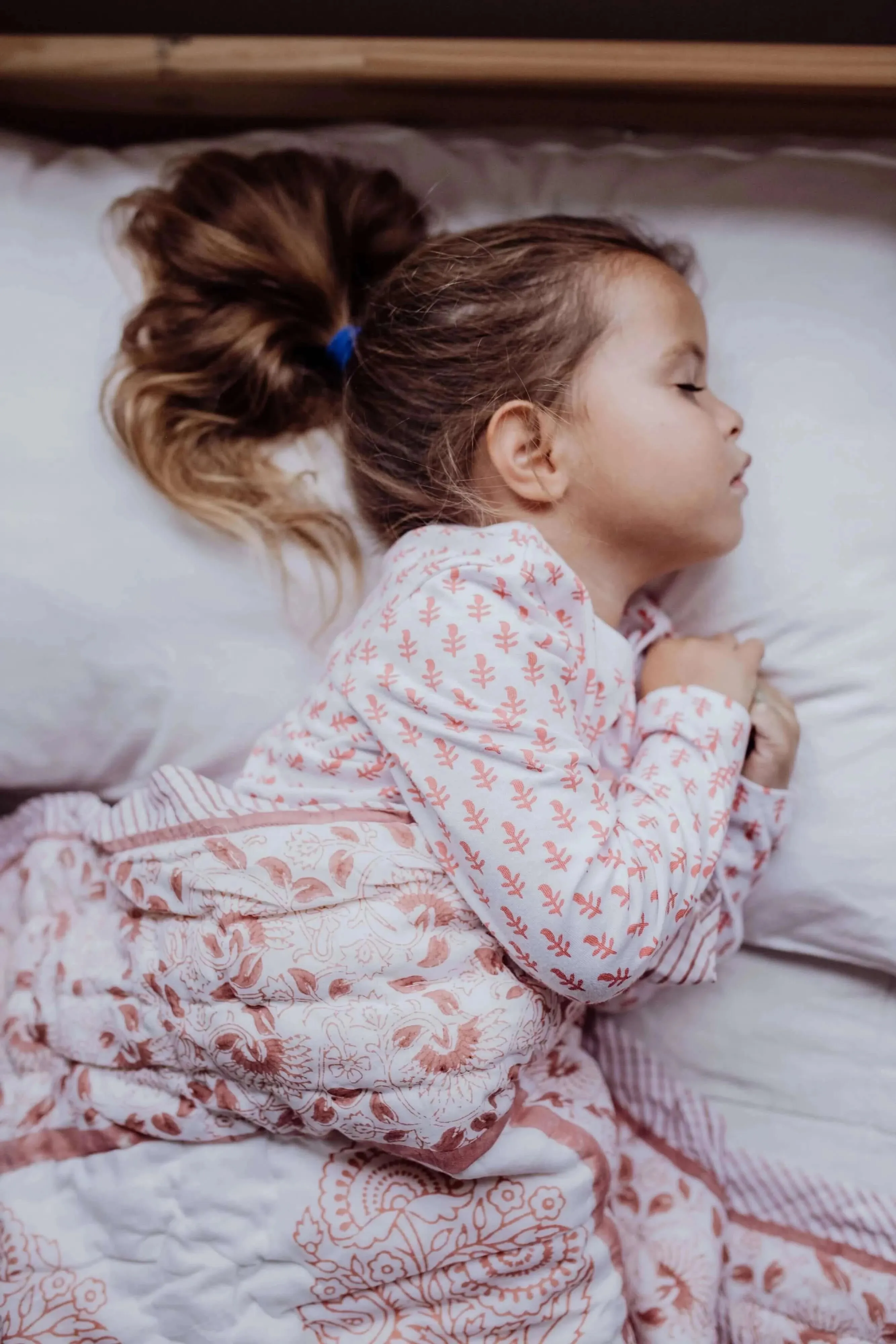 Toddler & Big Kid Organic Cotton Pajamas in Pink City