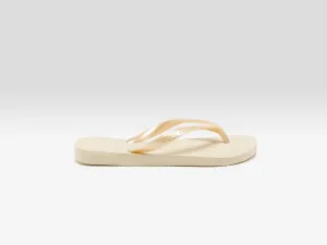 Top Senses Flip Flops for Women  (251 / W / ECRU)