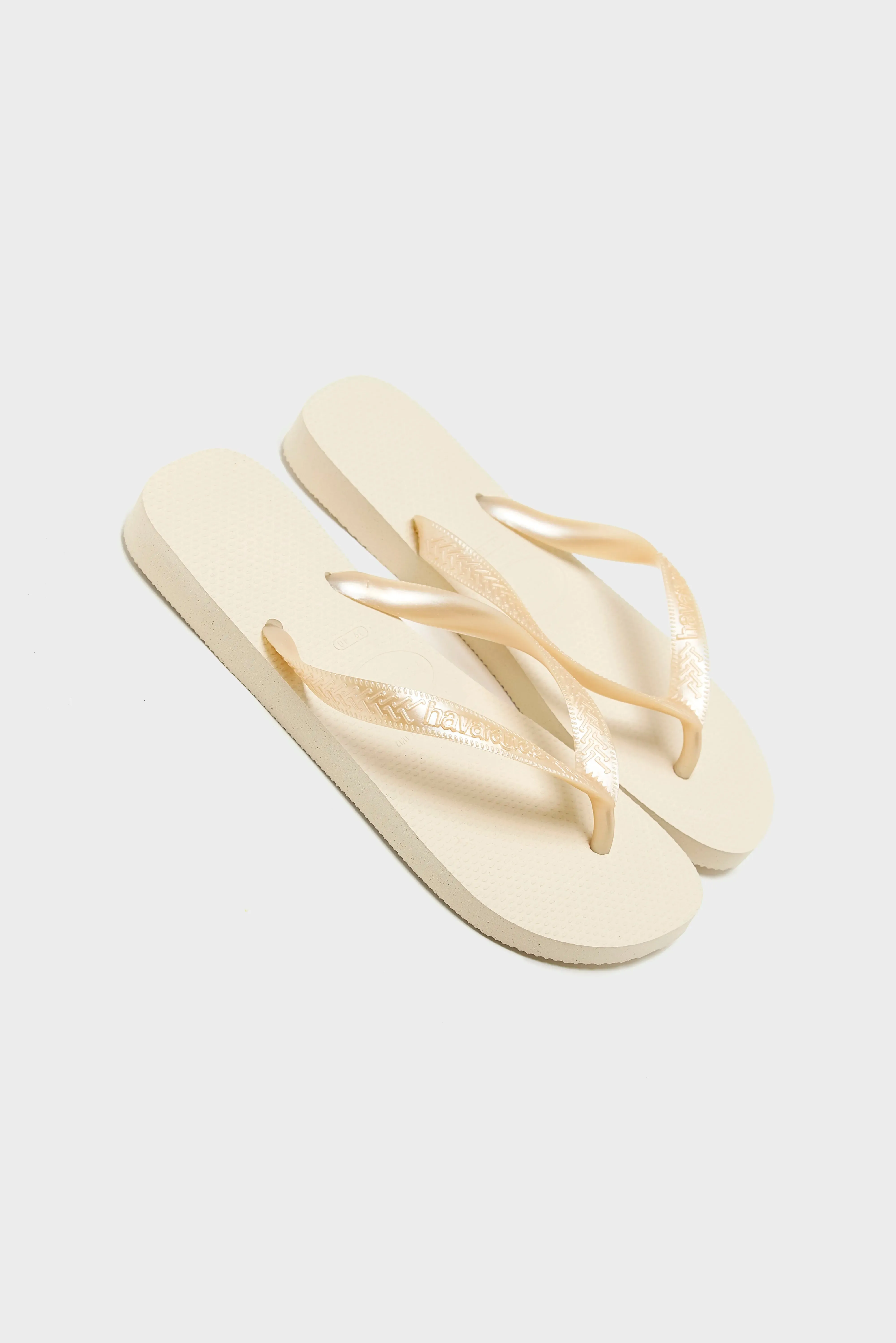 Top Senses Flip Flops for Women  (251 / W / ECRU)