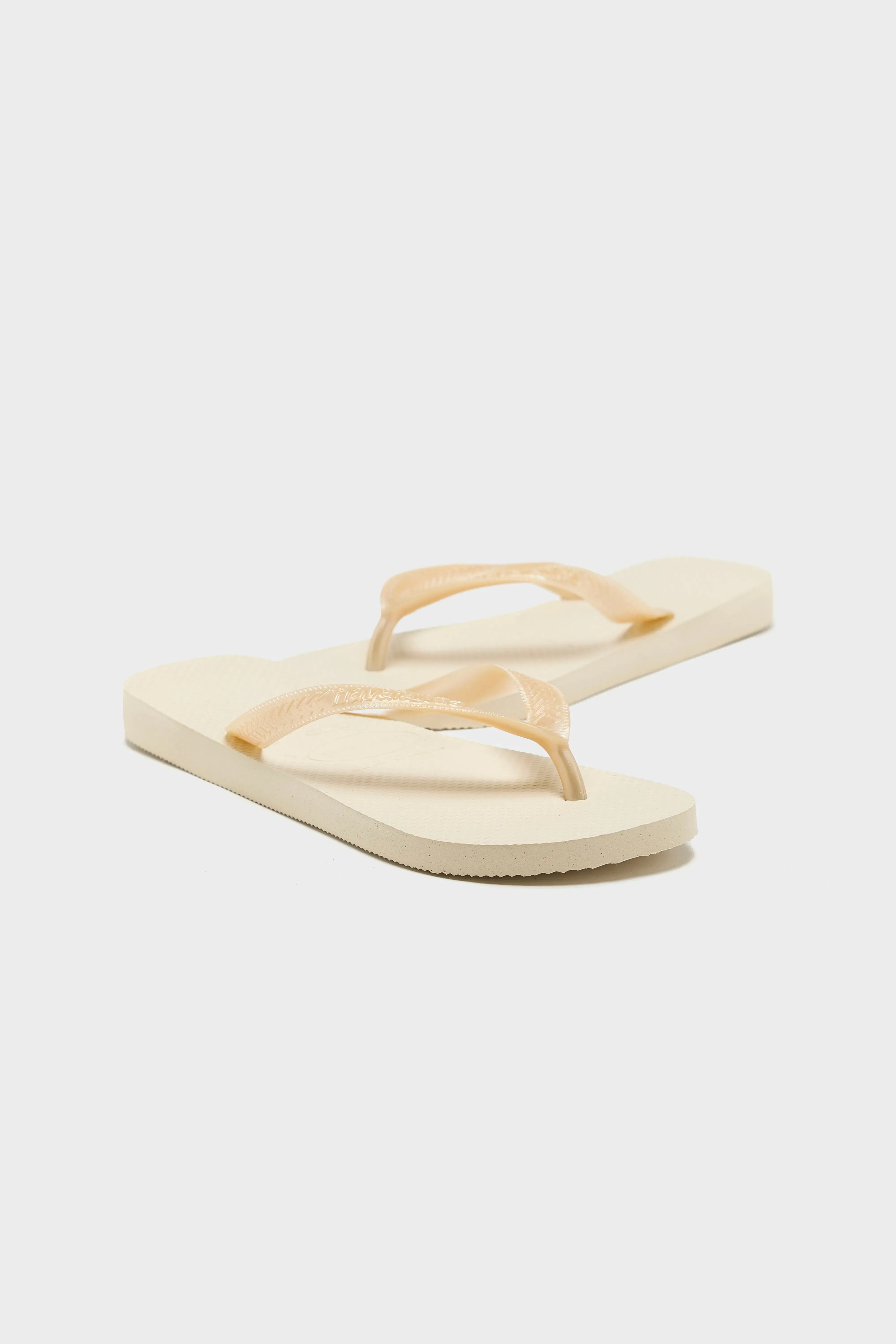 Top Senses Flip Flops for Women  (251 / W / ECRU)