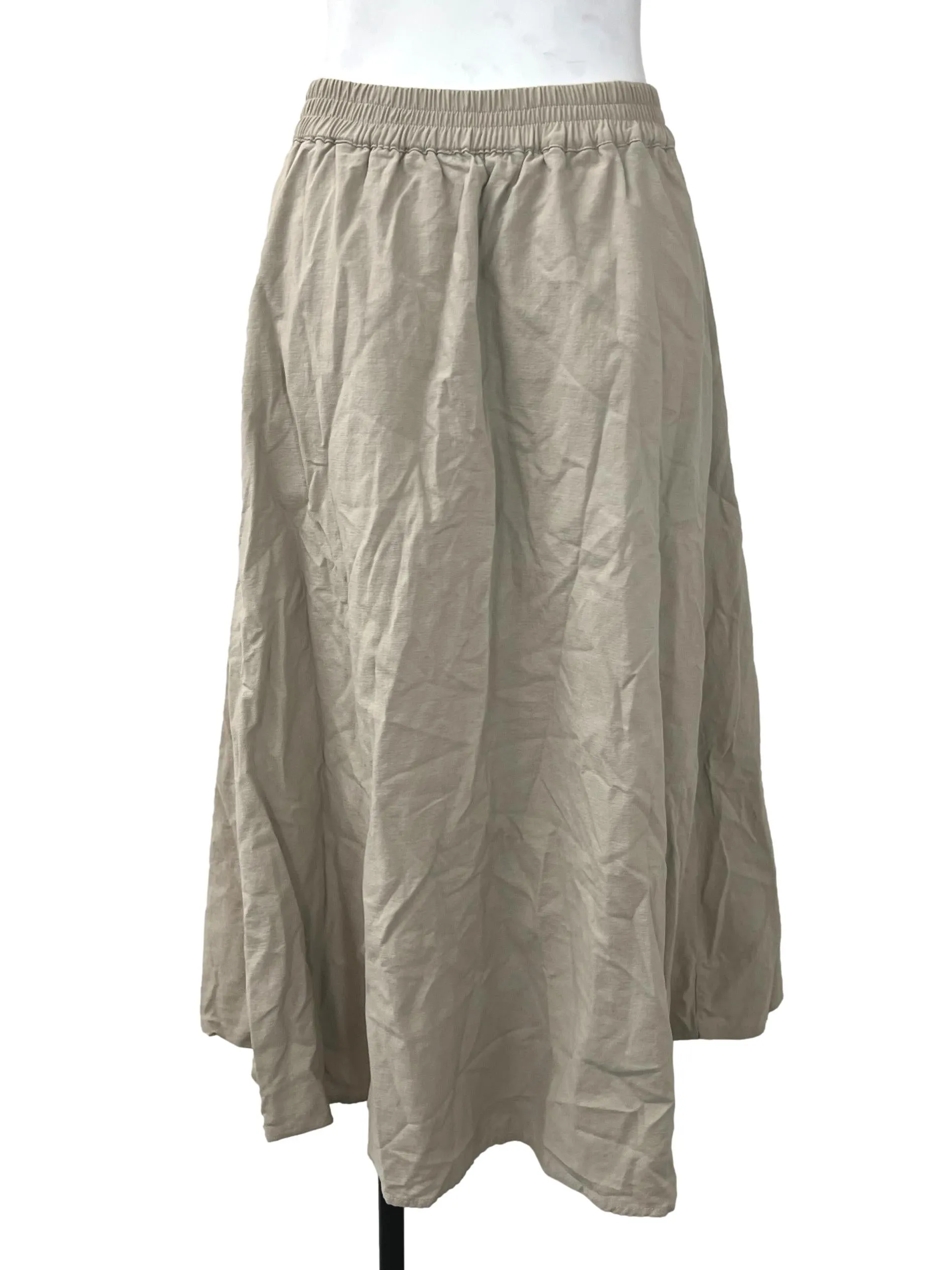 Tortilla Front Slit Button Down Skirt TTR