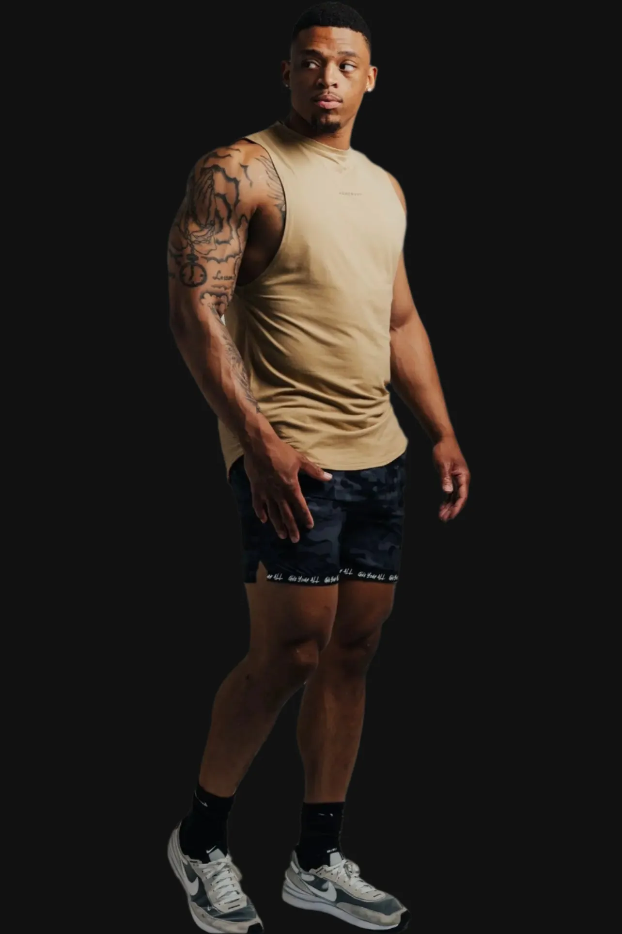 Total War Ai1 “Give Your All” Short - Black Camo