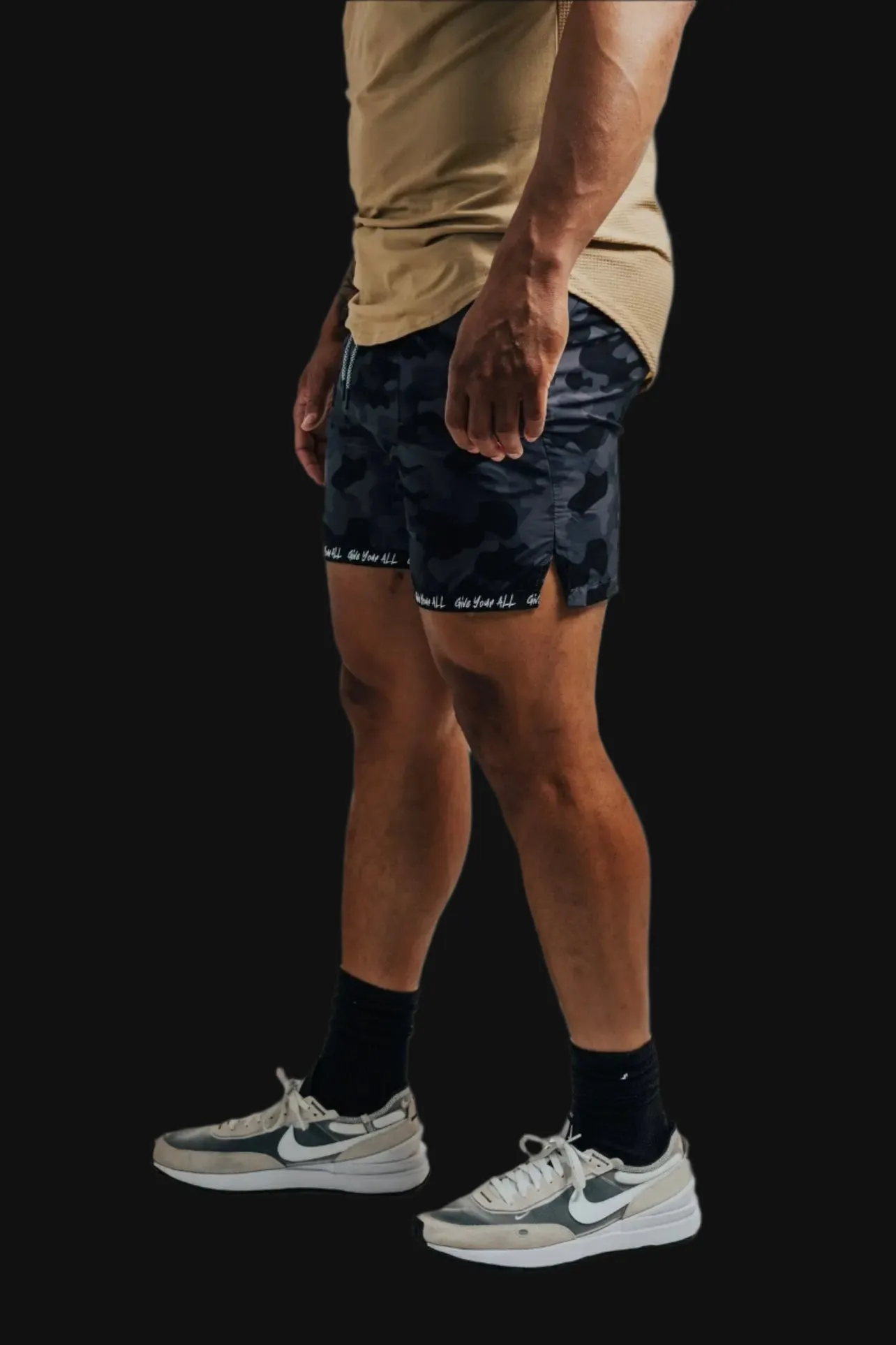 Total War Ai1 “Give Your All” Short - Black Camo