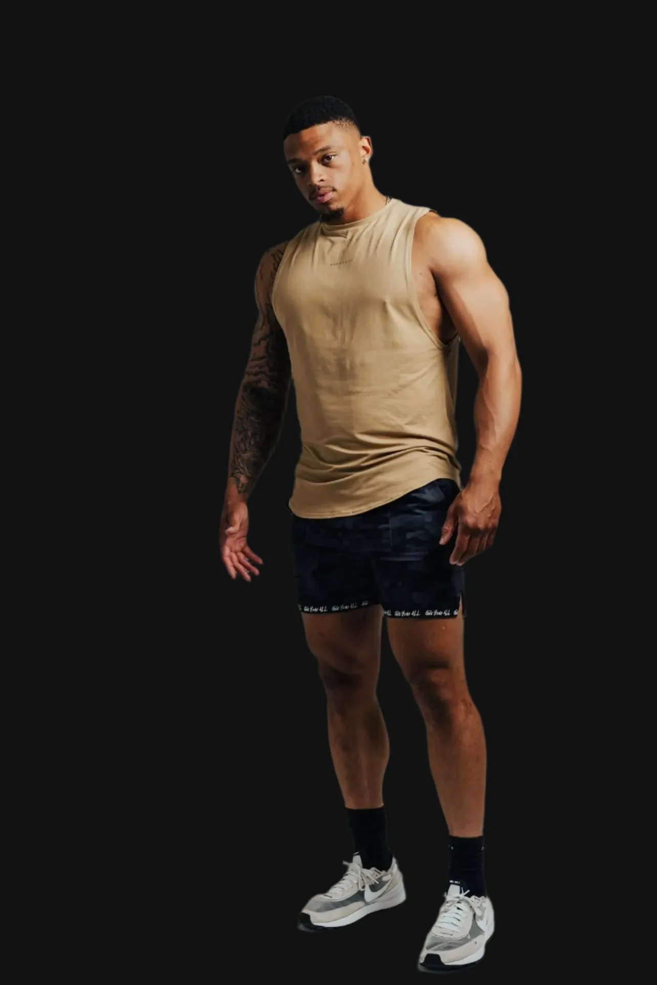 Total War Ai1 “Give Your All” Short - Black Camo