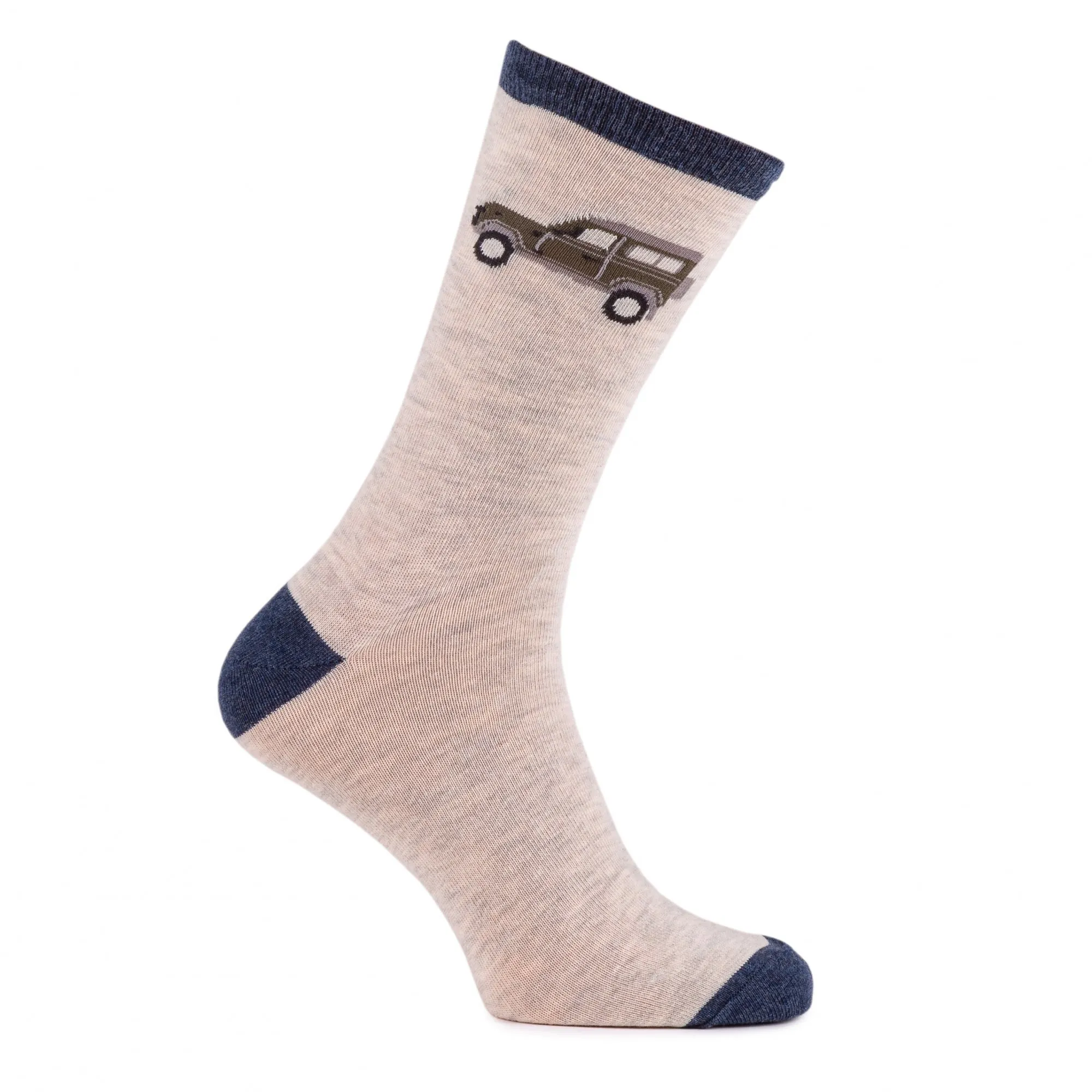 Totes Toasties DAY SOCKS Mens 3 Pack Socks Vehicles: