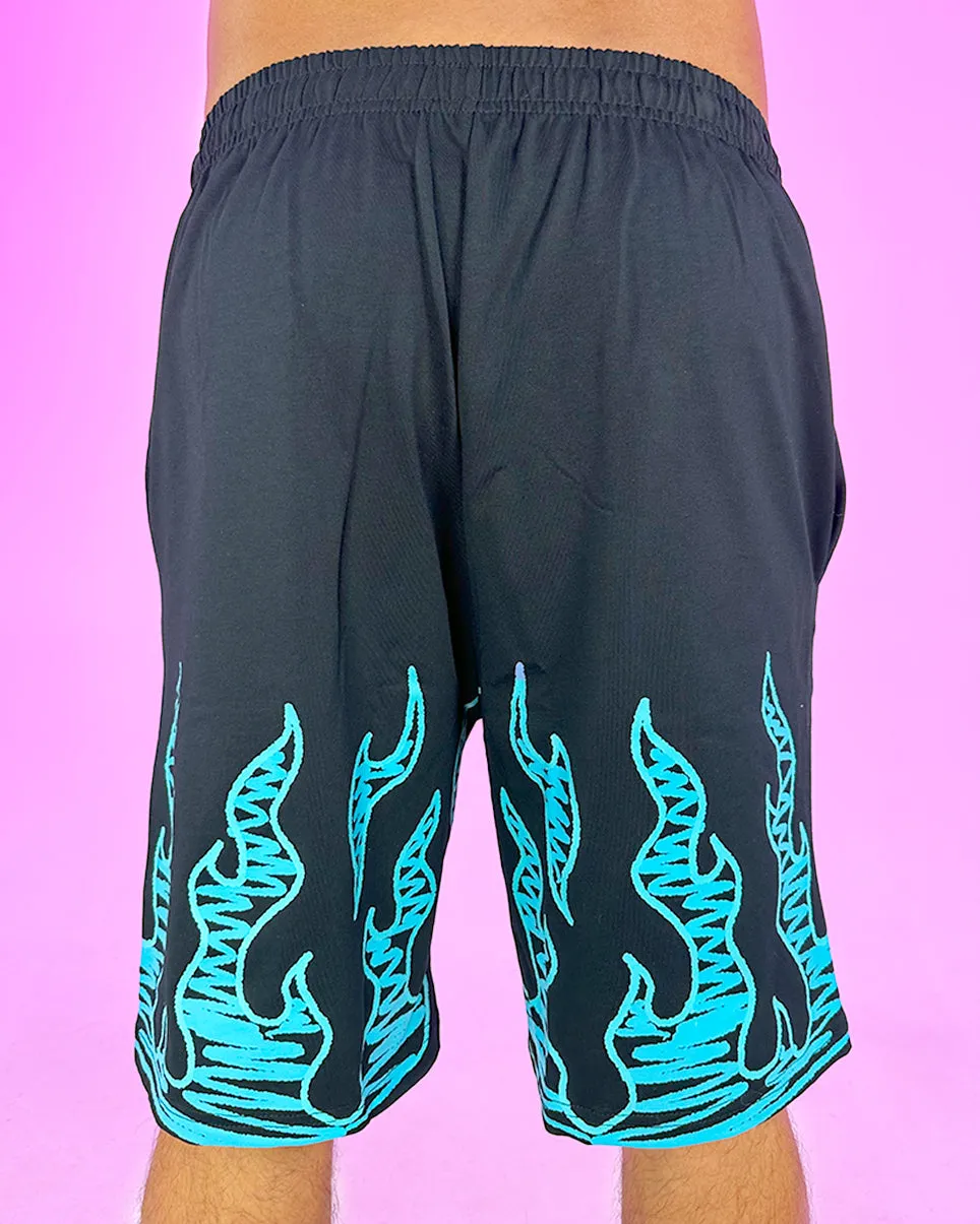 Trap Music Grunge Black Men's Shorts