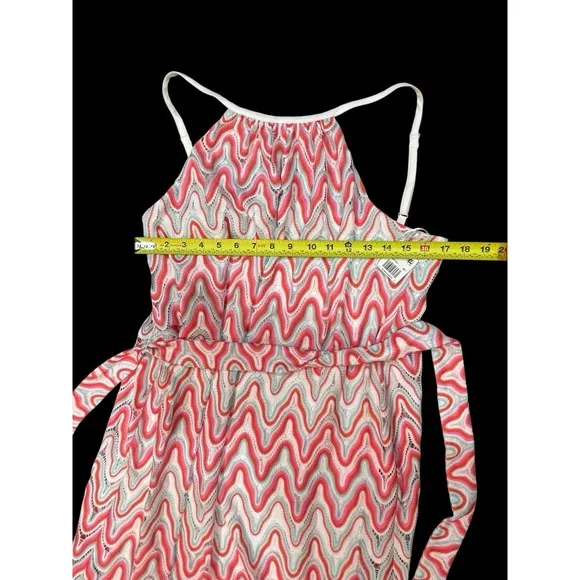 Trina Turk Knit Maxi Halter Dress Size 12 New Summer. Vacation, Tropical  Cruise