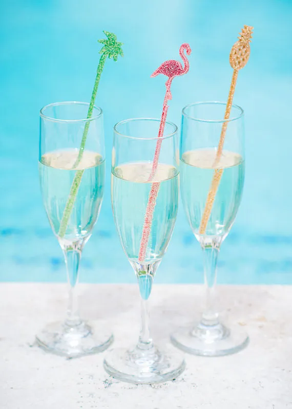 Tropical Party Stir Sticks