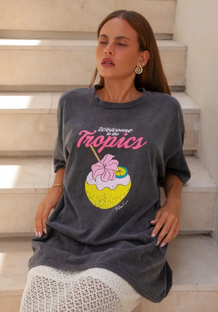 Tropics T-Shirt - Vintage Black