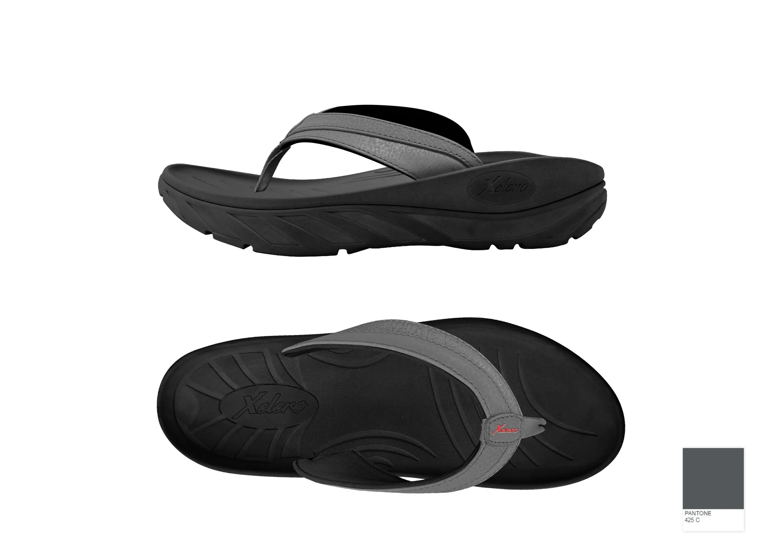 TRU Sandal Men's Charcoal X145 - Charcoal