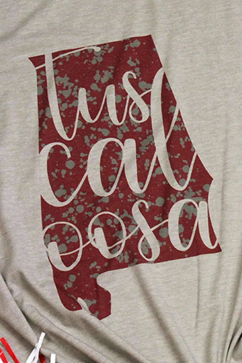 Tuscaloosa Splatter Poly/Cotton Tee