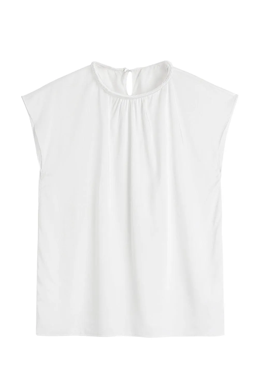 Twirl Acetate Satin Top