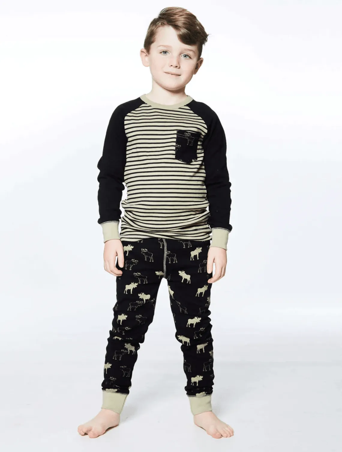 Two Piece Moose Pyjama Set